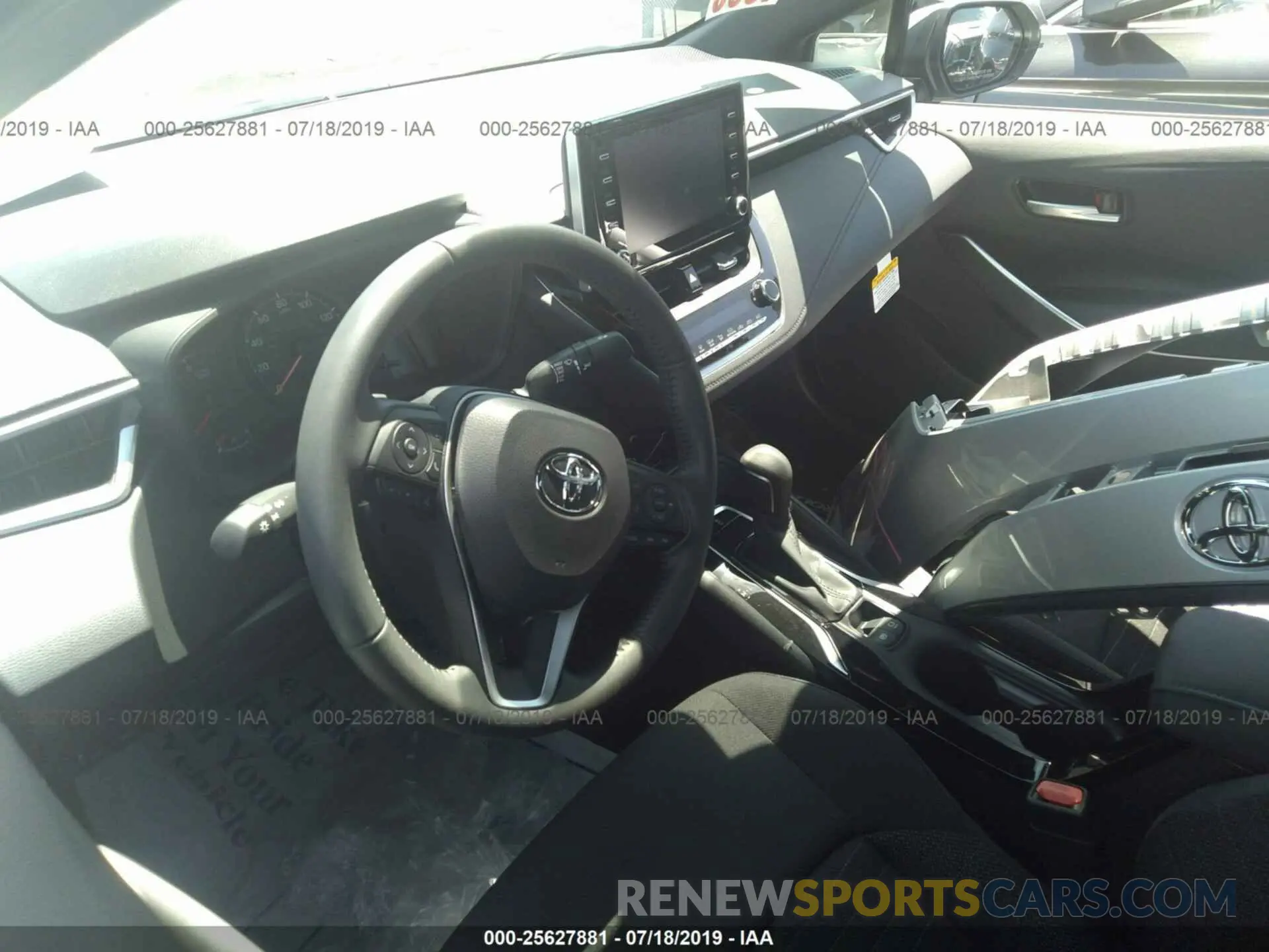 5 fotografías del automóvil dañado JTDS4RCE4LJ010280 TOYOTA COROLLA 2020