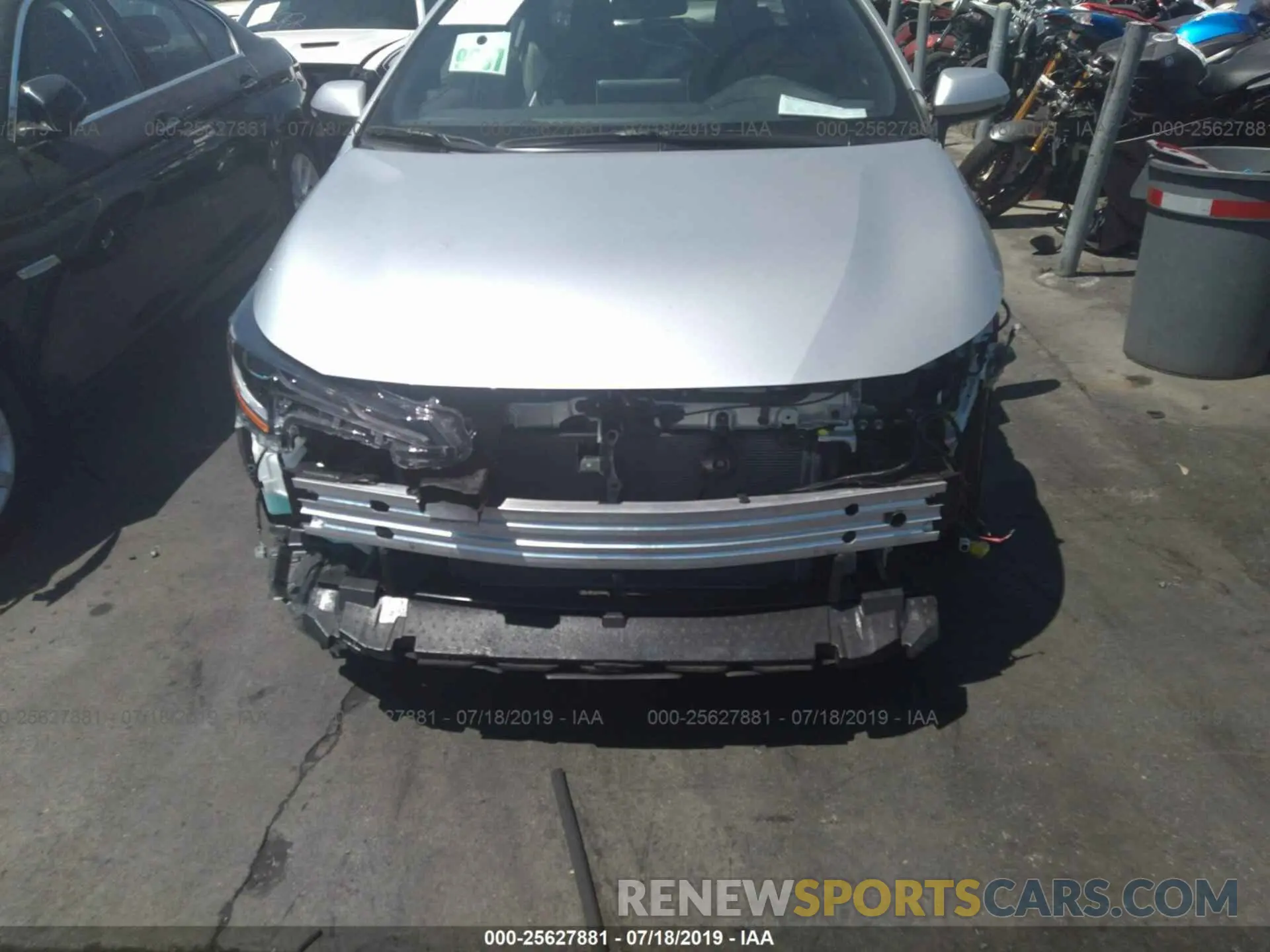 6 fotografías del automóvil dañado JTDS4RCE4LJ010280 TOYOTA COROLLA 2020