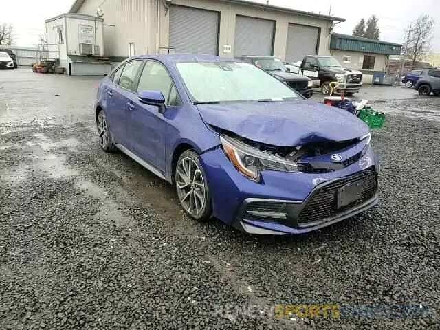 11 fotografías del automóvil dañado JTDS4RCE4LJ011025 TOYOTA COROLLA 2020