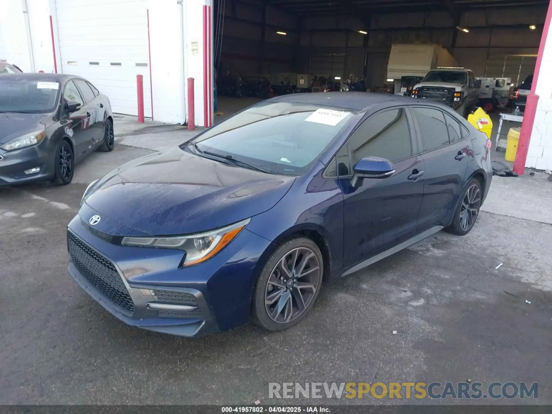2 fotografías del automóvil dañado JTDS4RCE4LJ014300 TOYOTA COROLLA 2020