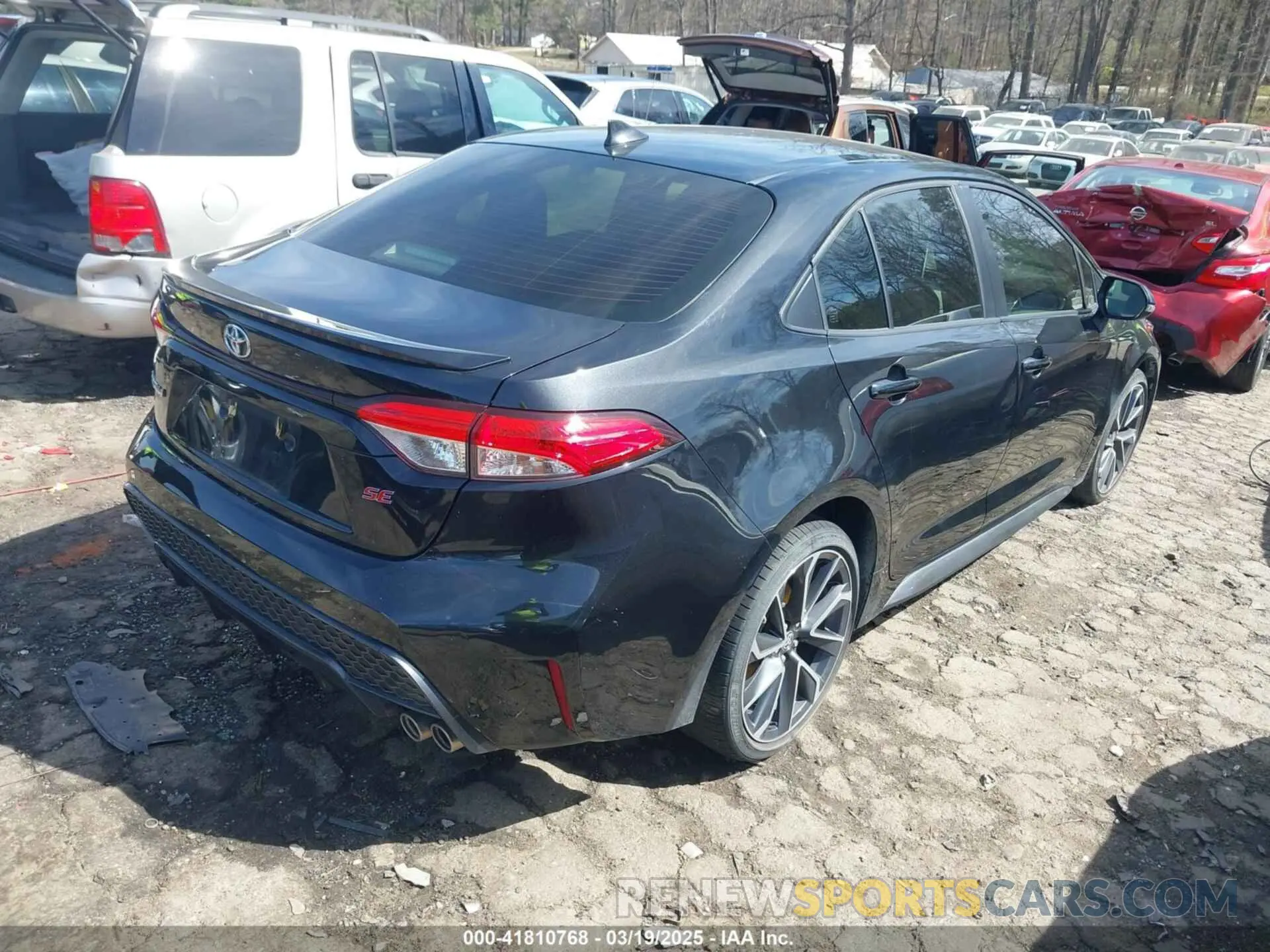 4 fotografías del automóvil dañado JTDS4RCE4LJ017682 TOYOTA COROLLA 2020