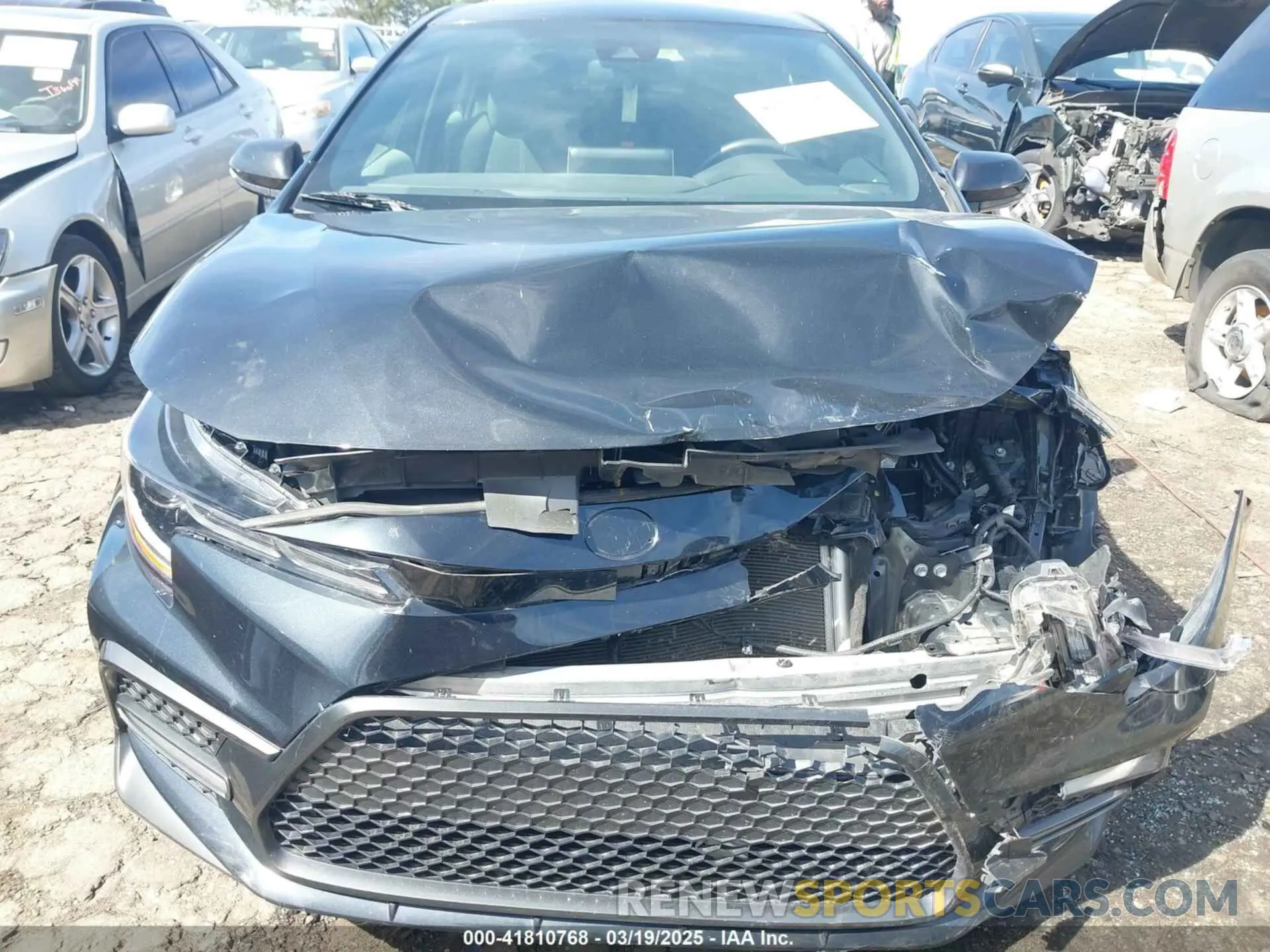 6 fotografías del automóvil dañado JTDS4RCE4LJ017682 TOYOTA COROLLA 2020