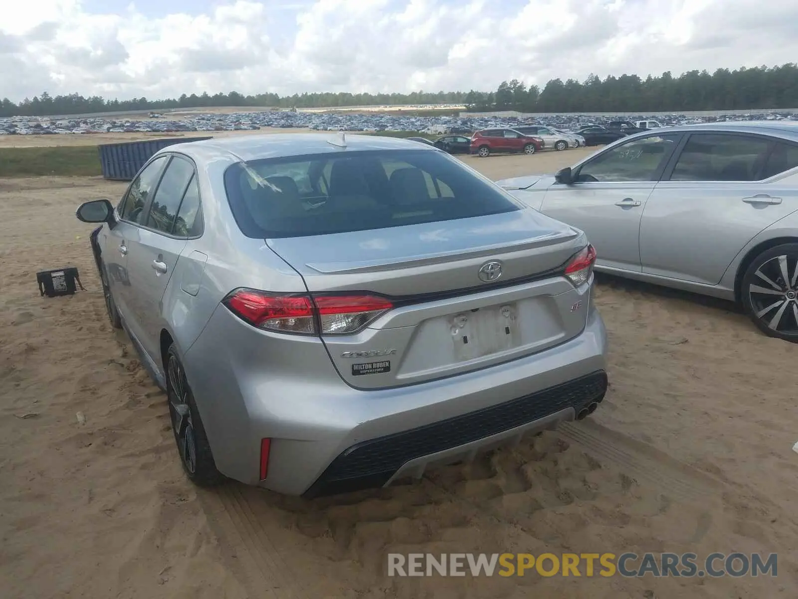 3 fotografías del automóvil dañado JTDS4RCE4LJ019237 TOYOTA COROLLA 2020