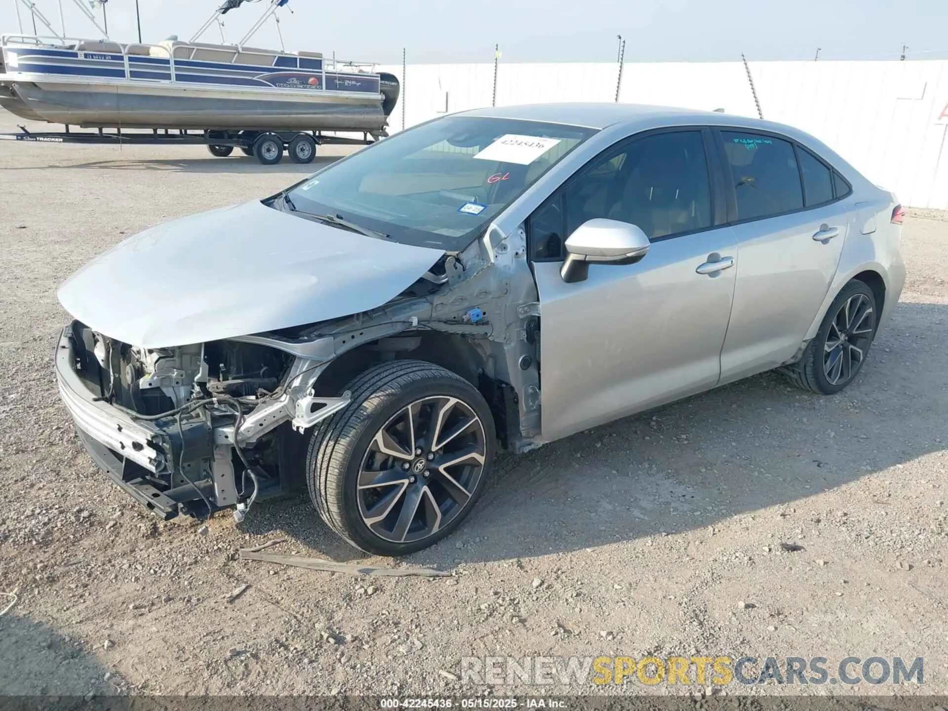 2 fotografías del automóvil dañado JTDS4RCE4LJ021330 TOYOTA COROLLA 2020