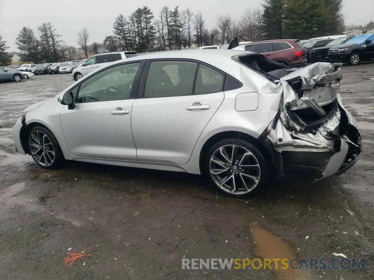2 fotografías del automóvil dañado JTDS4RCE4LJ021618 TOYOTA COROLLA 2020