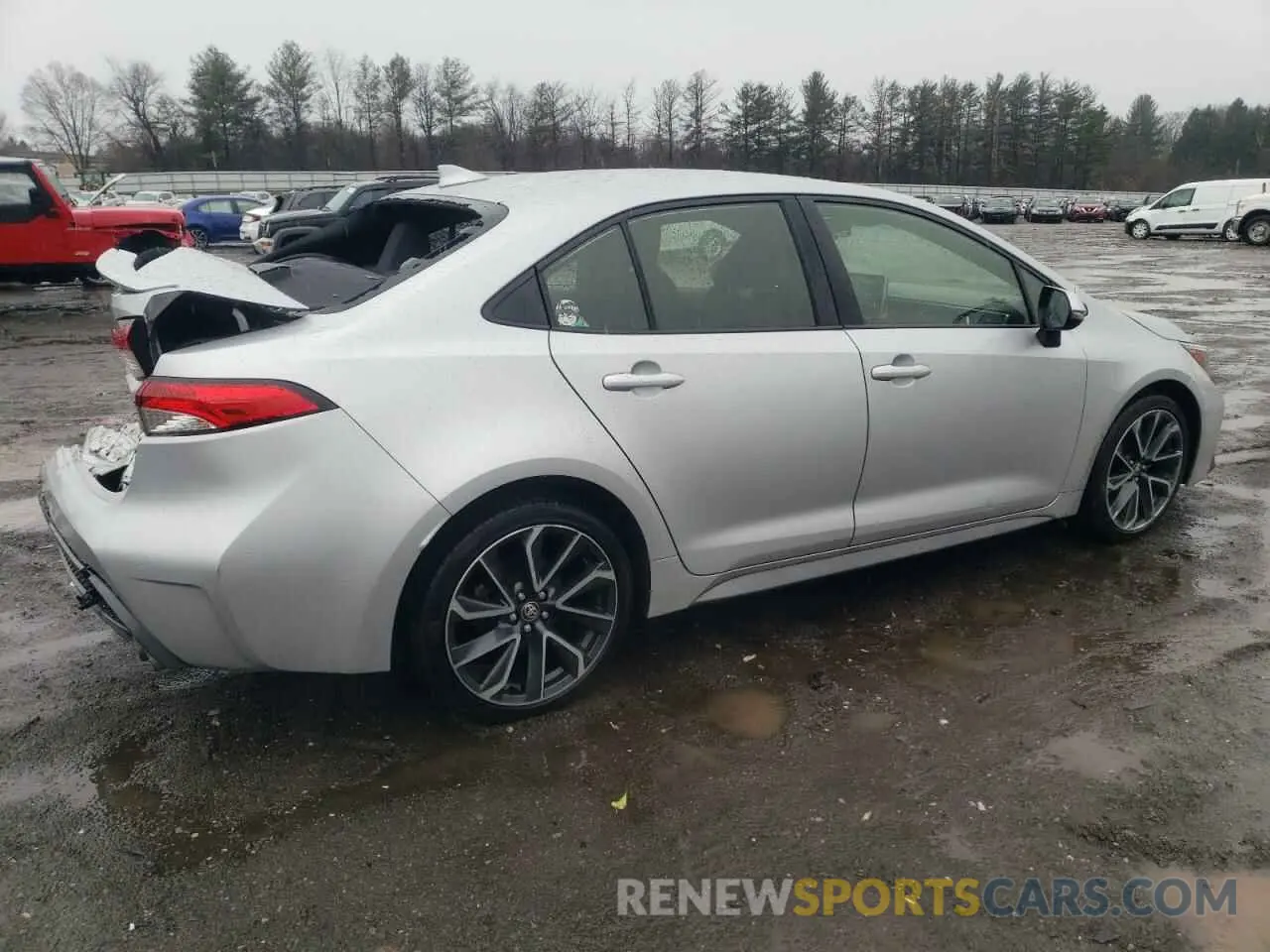 3 fotografías del automóvil dañado JTDS4RCE4LJ021618 TOYOTA COROLLA 2020