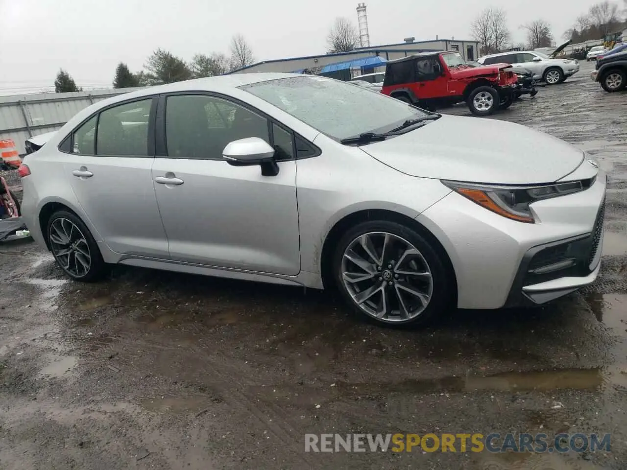 4 fotografías del automóvil dañado JTDS4RCE4LJ021618 TOYOTA COROLLA 2020