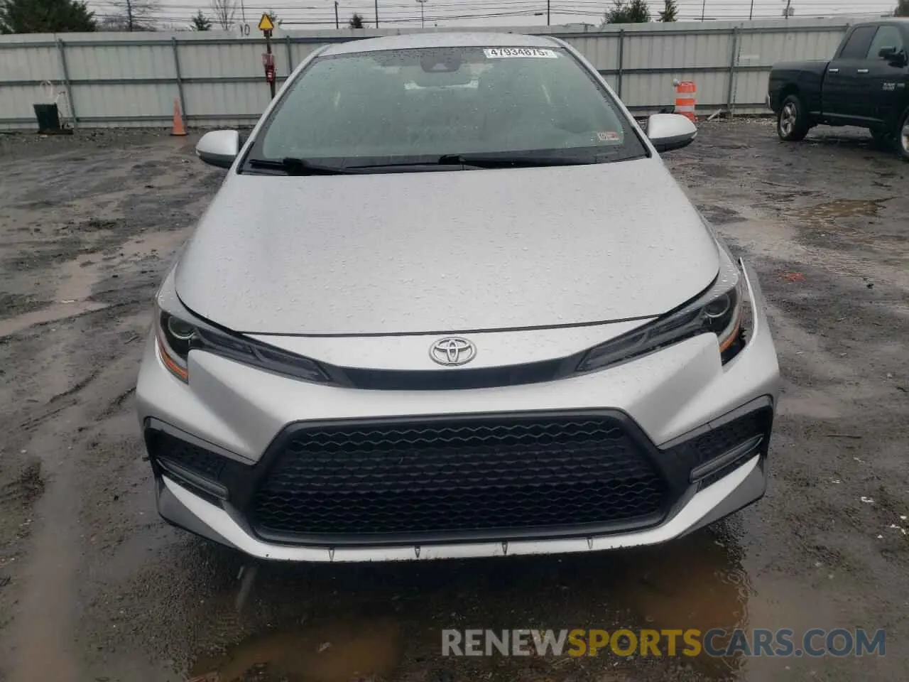 5 fotografías del automóvil dañado JTDS4RCE4LJ021618 TOYOTA COROLLA 2020