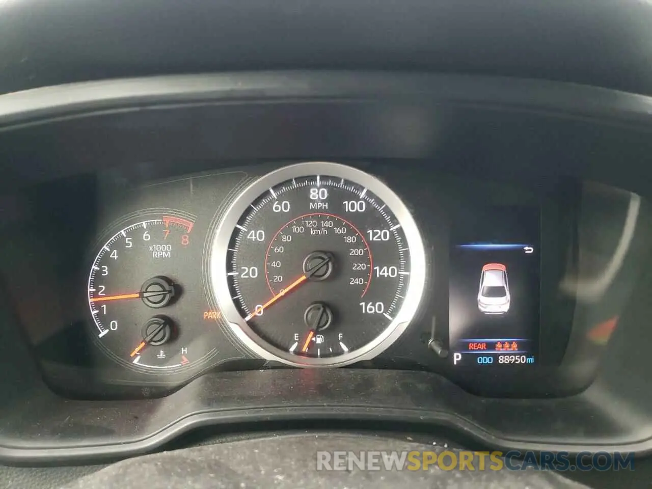 9 fotografías del automóvil dañado JTDS4RCE4LJ021618 TOYOTA COROLLA 2020