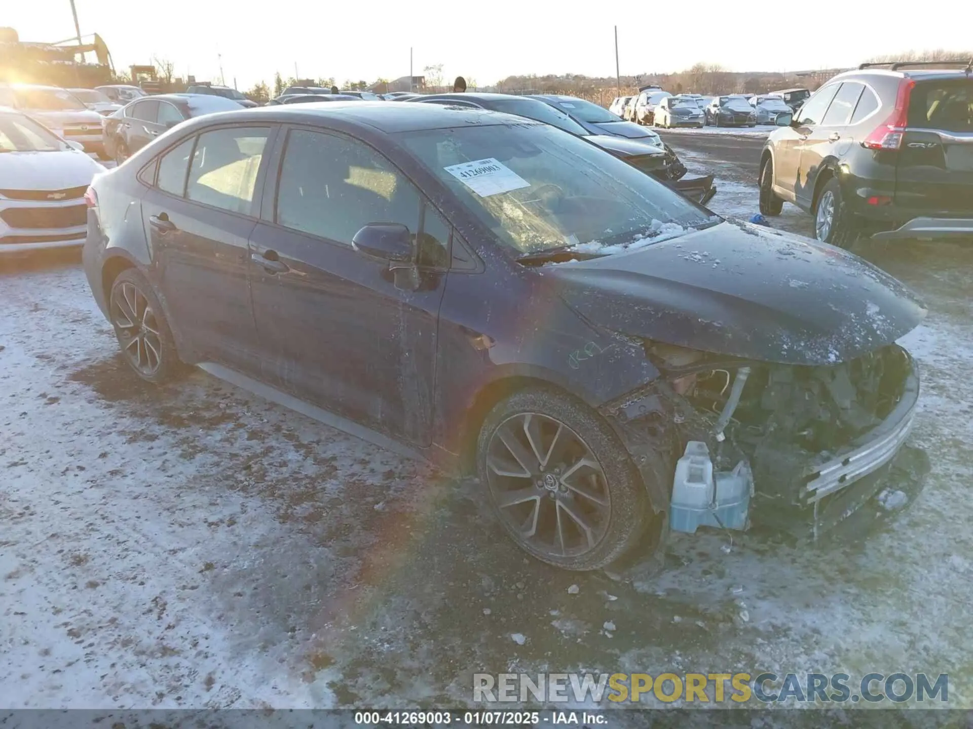 1 fotografías del automóvil dañado JTDS4RCE4LJ026222 TOYOTA COROLLA 2020