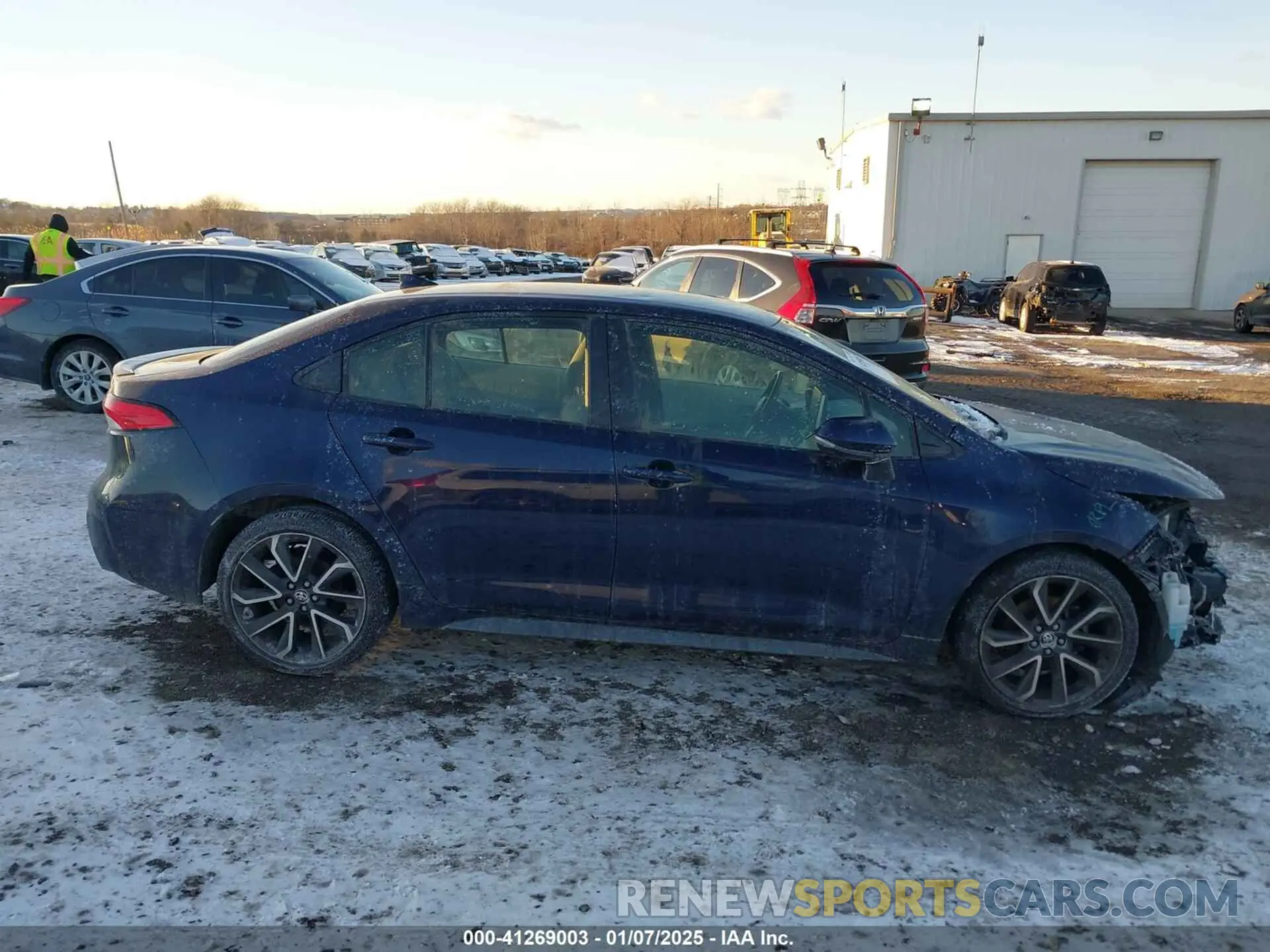 14 fotografías del automóvil dañado JTDS4RCE4LJ026222 TOYOTA COROLLA 2020