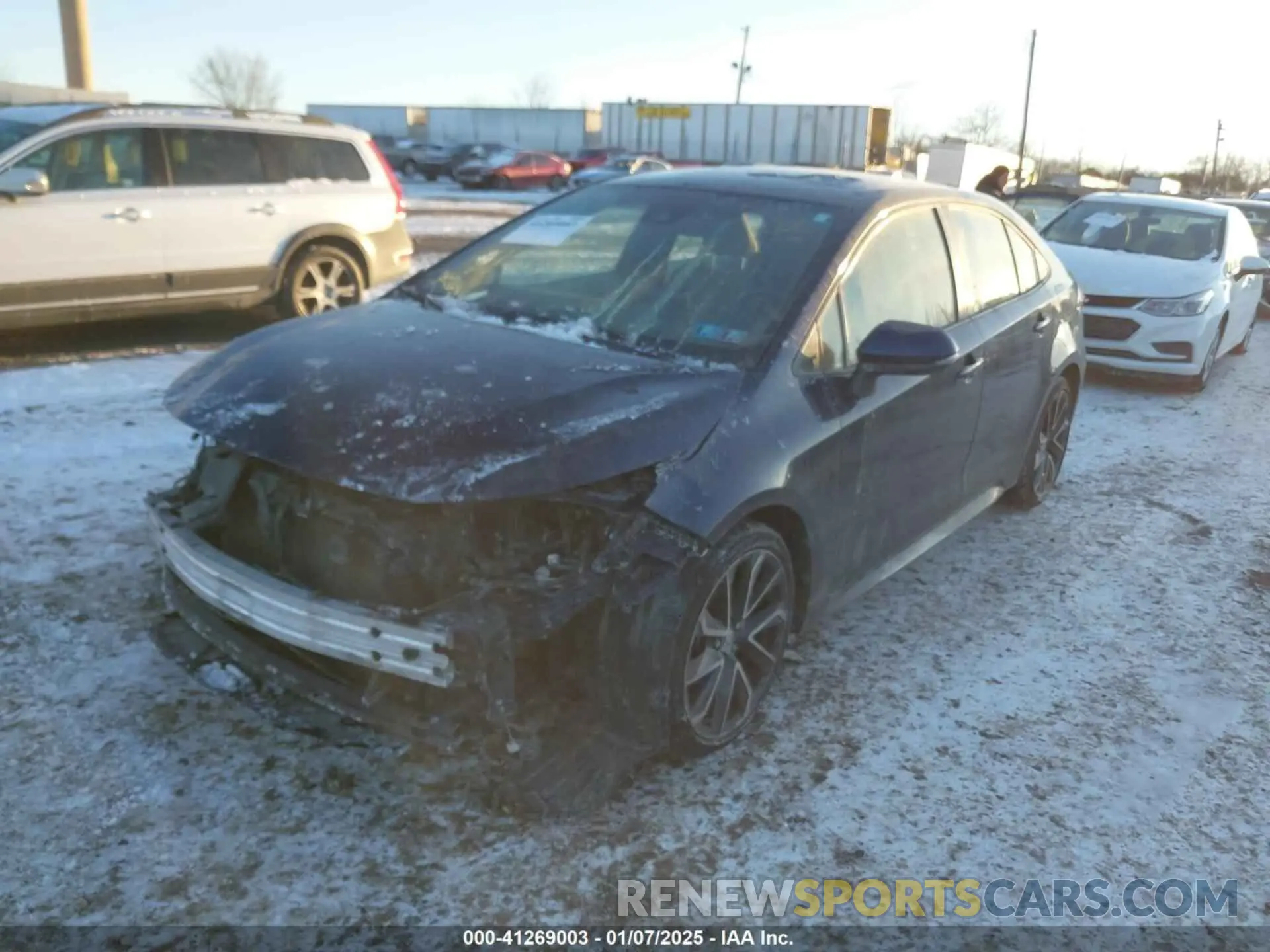 2 fotografías del automóvil dañado JTDS4RCE4LJ026222 TOYOTA COROLLA 2020