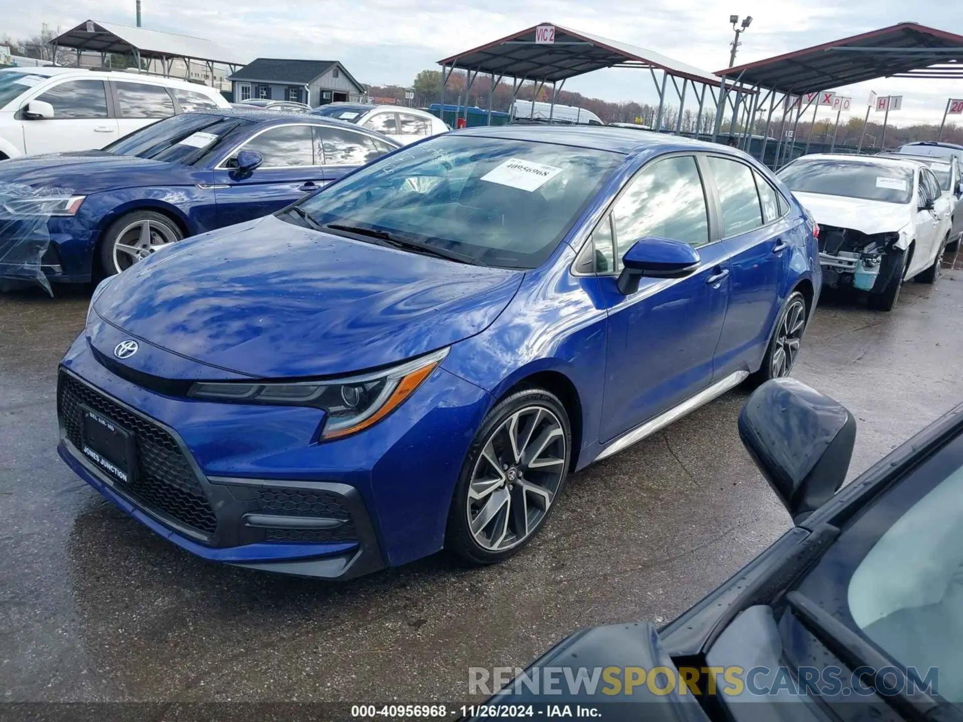 2 fotografías del automóvil dañado JTDS4RCE4LJ027208 TOYOTA COROLLA 2020
