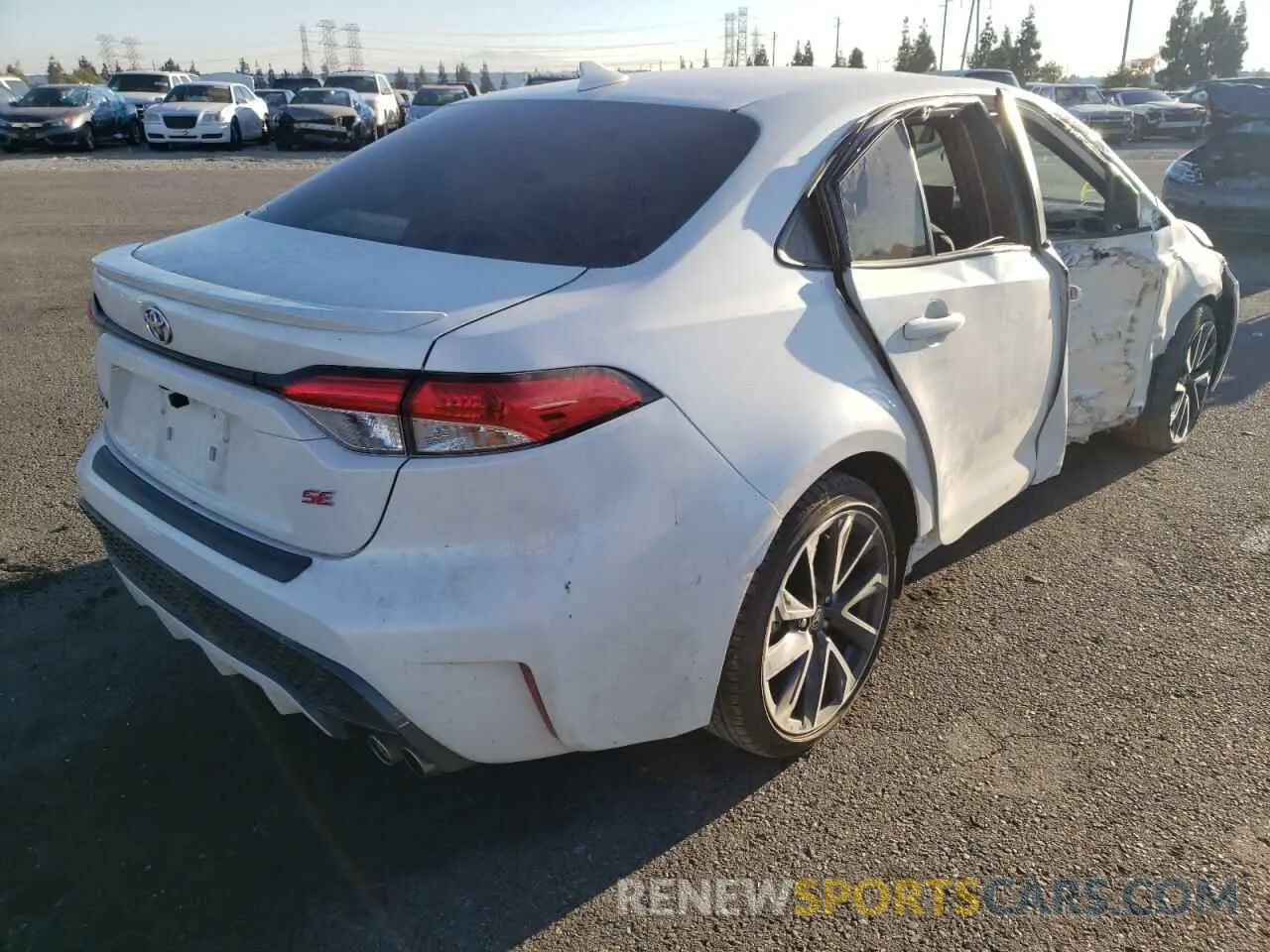 4 fotografías del automóvil dañado JTDS4RCE4LJ036930 TOYOTA COROLLA 2020
