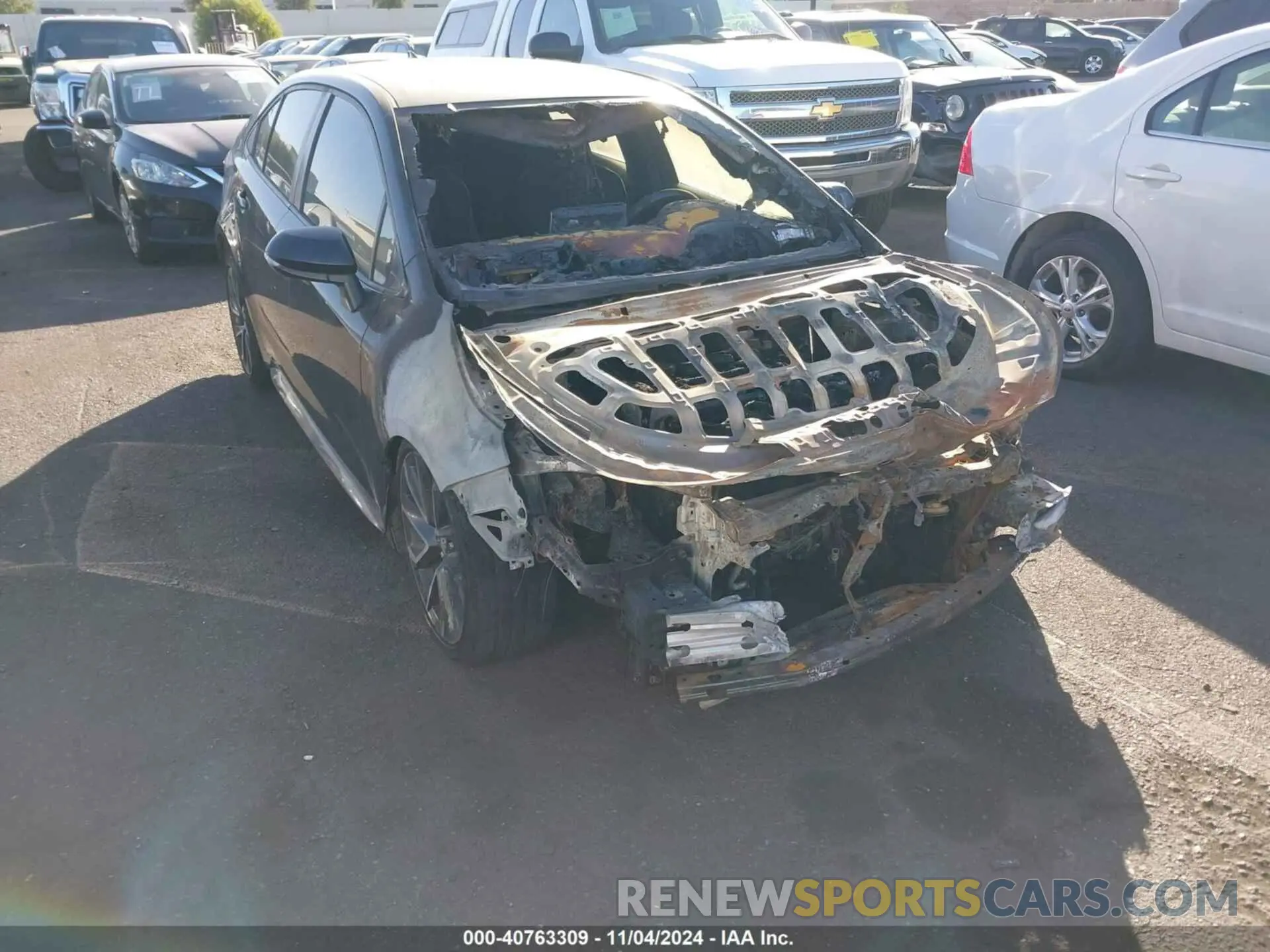 1 fotografías del automóvil dañado JTDS4RCE4LJ042128 TOYOTA COROLLA 2020