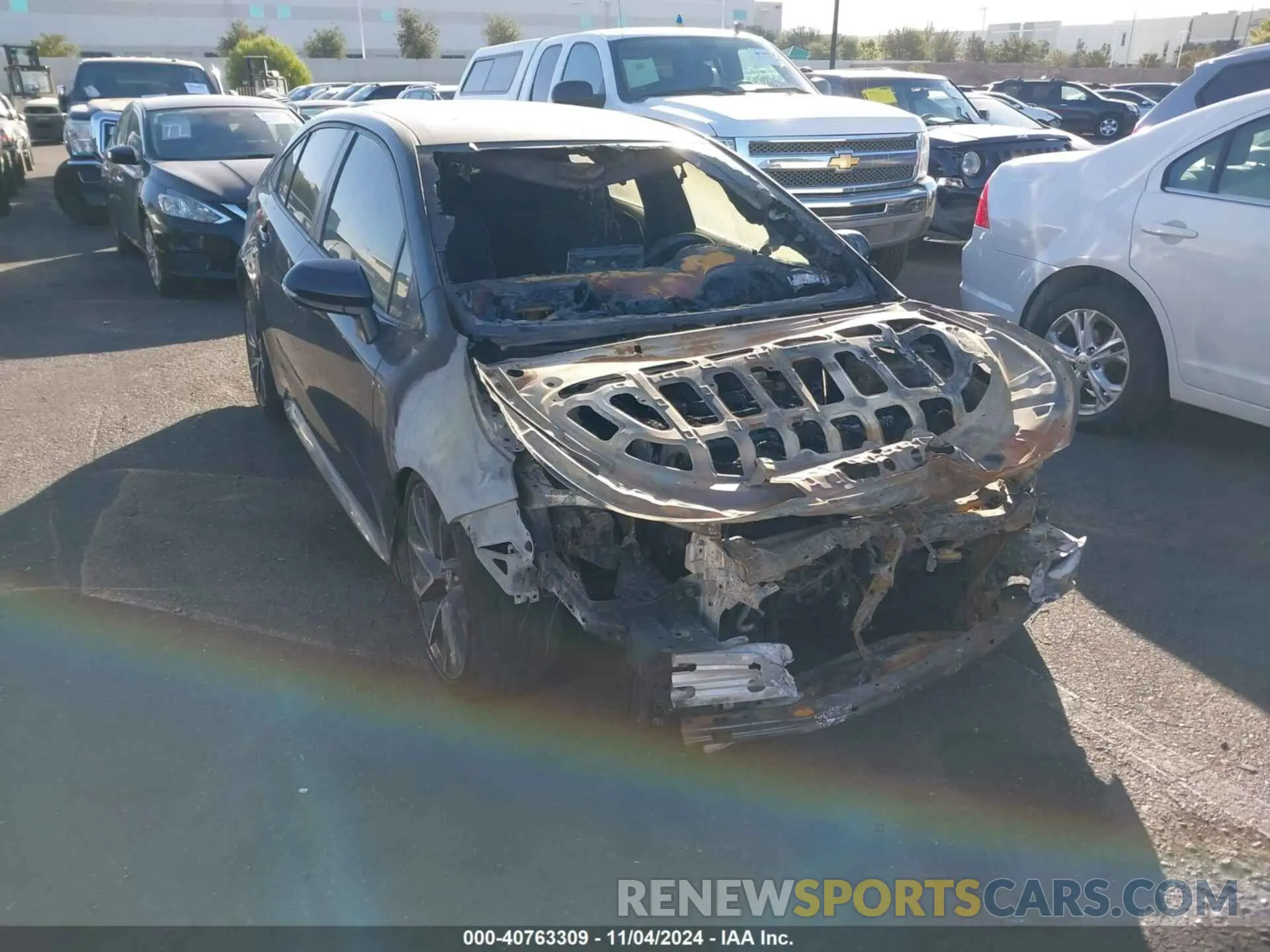 13 fotografías del automóvil dañado JTDS4RCE4LJ042128 TOYOTA COROLLA 2020