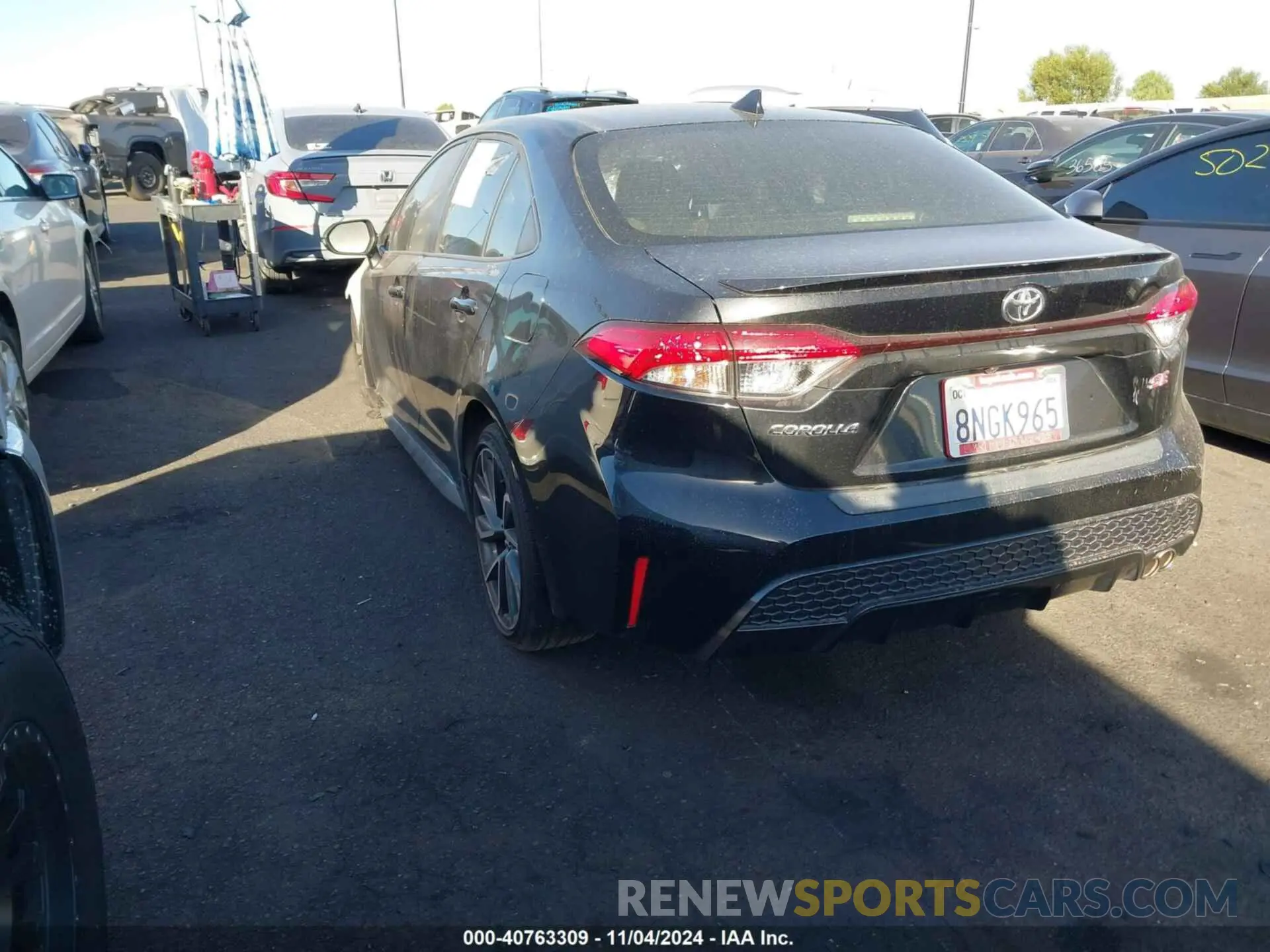 3 fotografías del automóvil dañado JTDS4RCE4LJ042128 TOYOTA COROLLA 2020