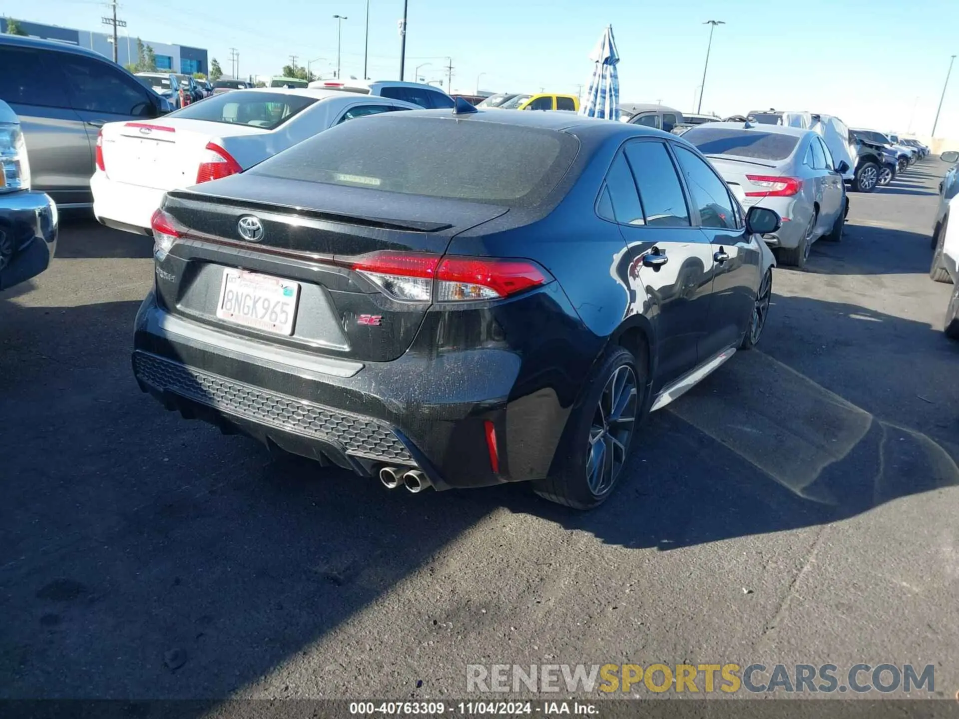 4 fotografías del automóvil dañado JTDS4RCE4LJ042128 TOYOTA COROLLA 2020