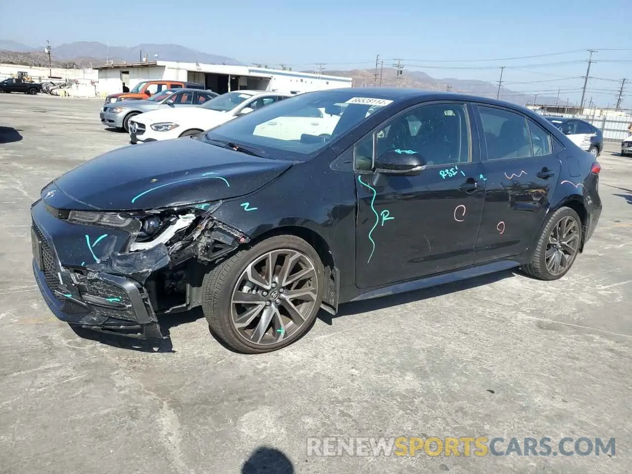 1 fotografías del automóvil dañado JTDS4RCE4LJ051332 TOYOTA COROLLA 2020