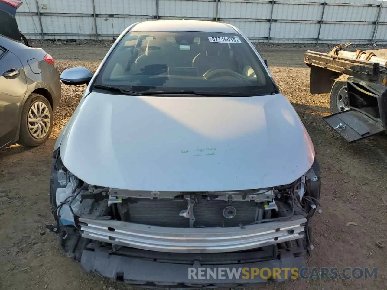 5 fotografías del automóvil dañado JTDS4RCE5LJ001670 TOYOTA COROLLA 2020