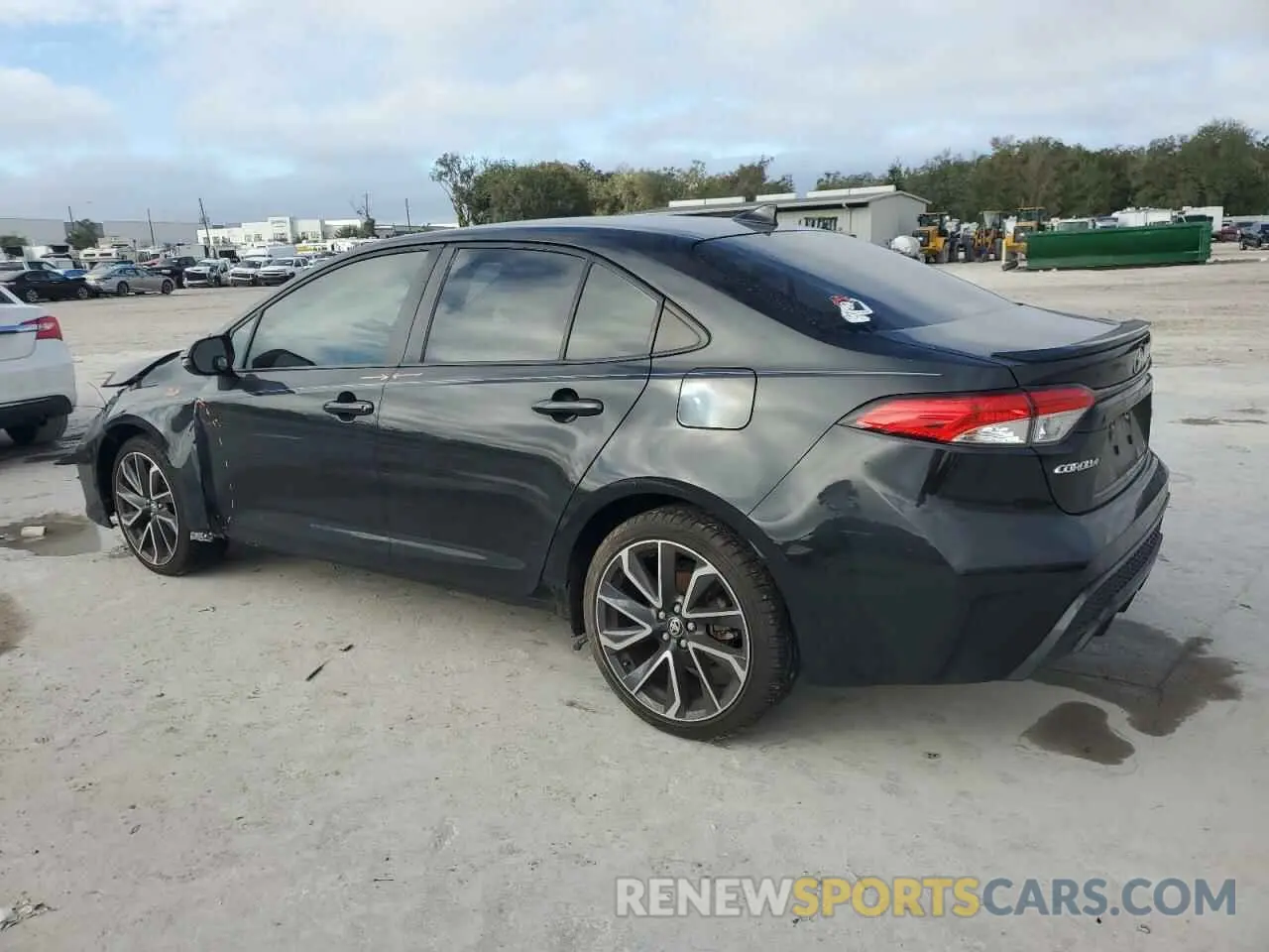 2 fotografías del automóvil dañado JTDS4RCE5LJ003161 TOYOTA COROLLA 2020