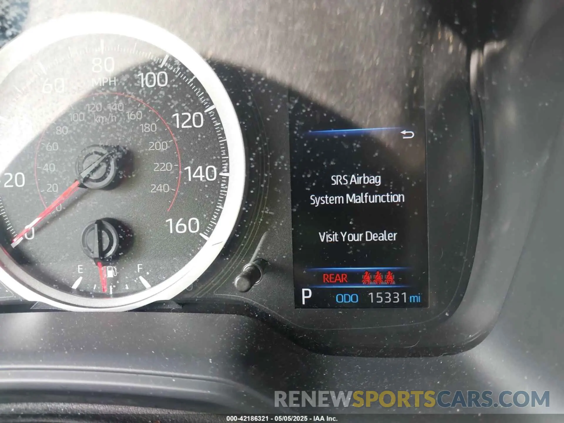 15 fotografías del automóvil dañado JTDS4RCE5LJ022101 TOYOTA COROLLA 2020