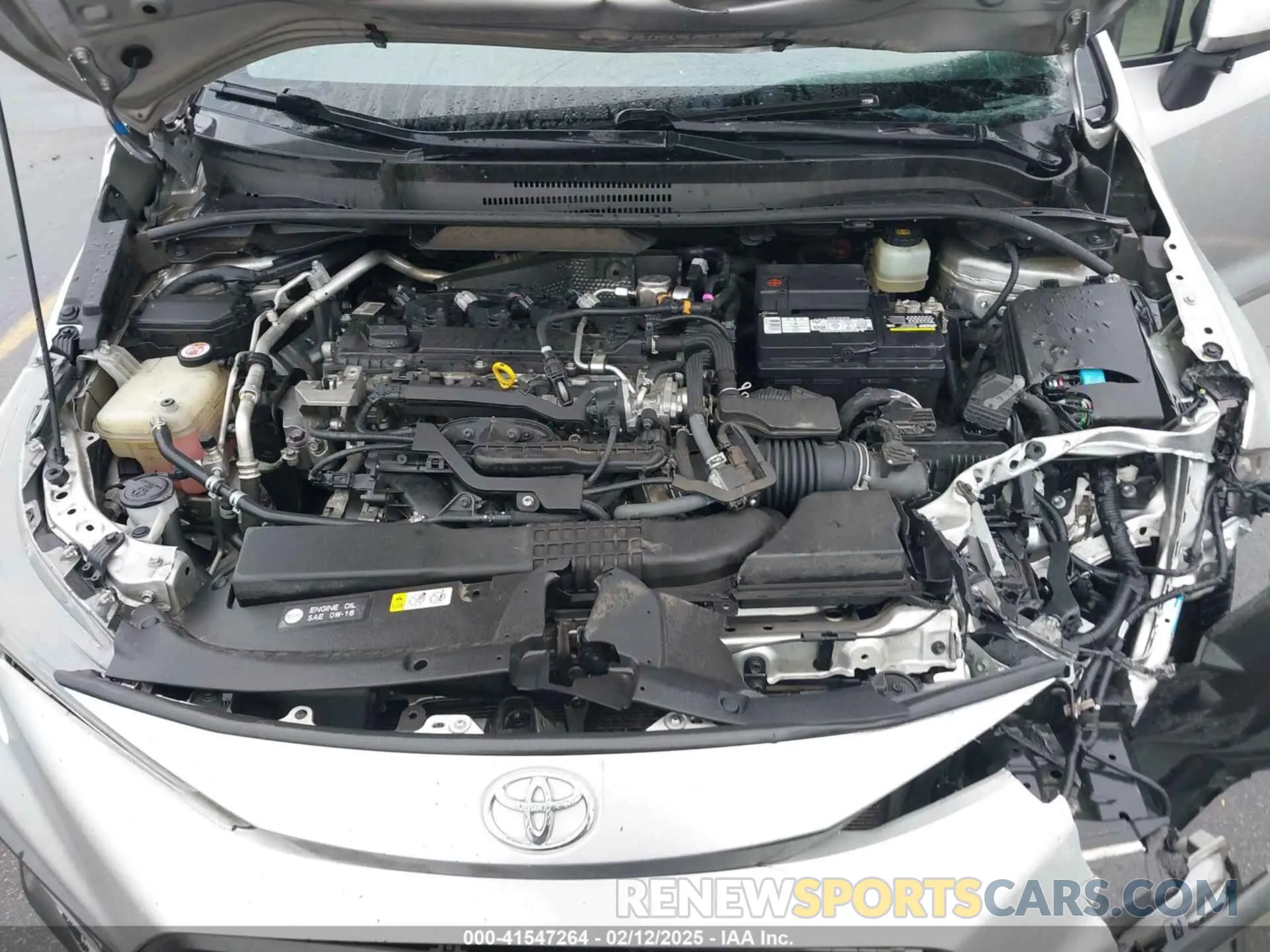 10 fotografías del automóvil dañado JTDS4RCE5LJ042090 TOYOTA COROLLA 2020