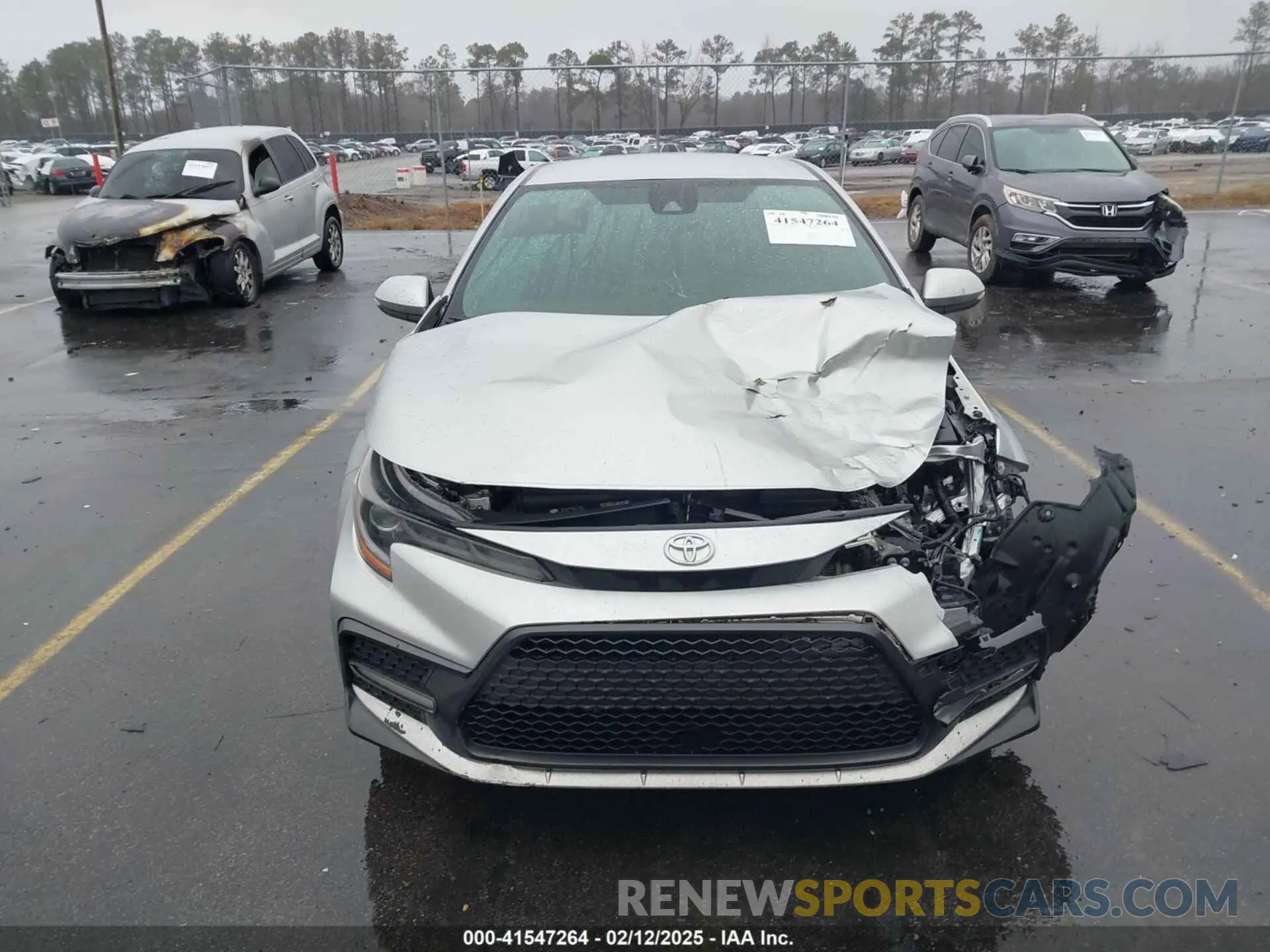 12 fotografías del automóvil dañado JTDS4RCE5LJ042090 TOYOTA COROLLA 2020