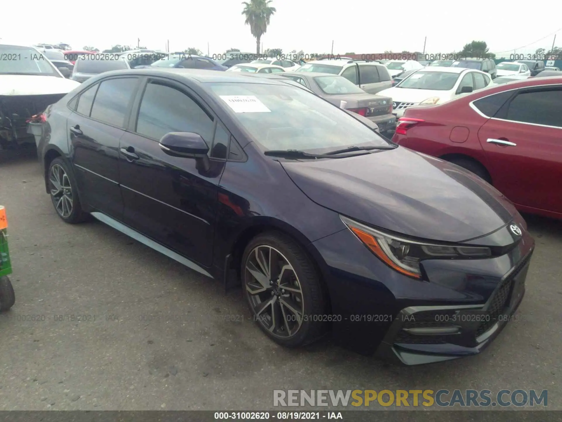 1 fotografías del automóvil dañado JTDS4RCE5LJ048486 TOYOTA COROLLA 2020