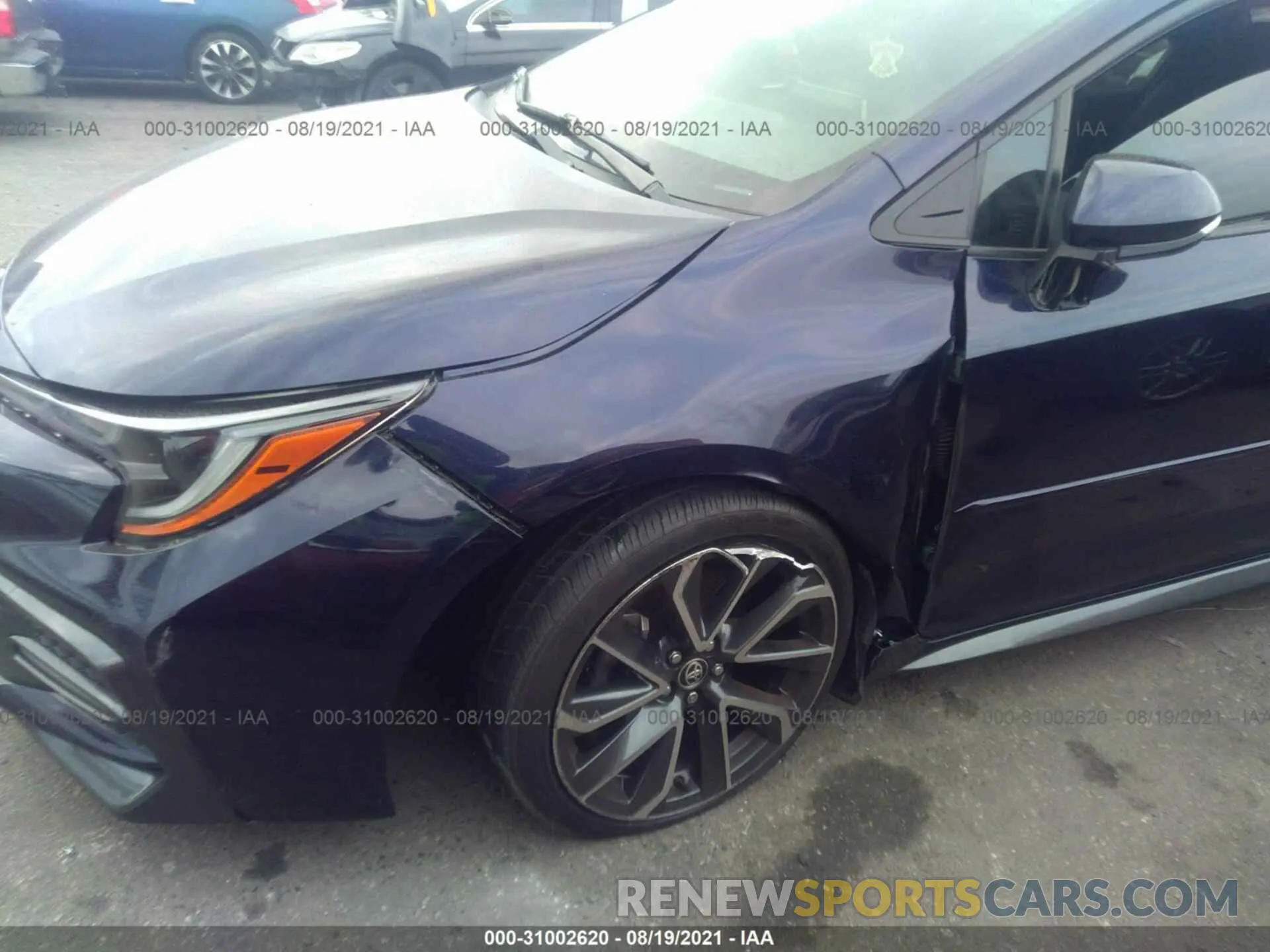 6 fotografías del automóvil dañado JTDS4RCE5LJ048486 TOYOTA COROLLA 2020