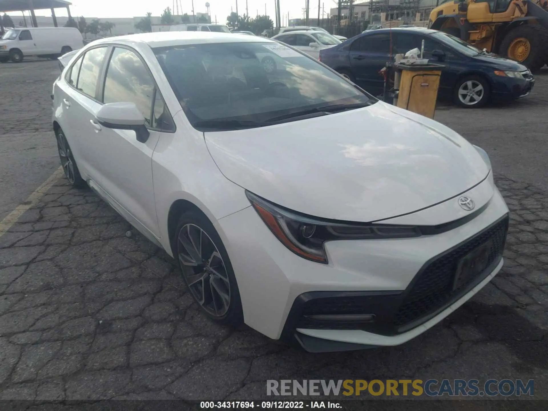 1 fotografías del automóvil dañado JTDS4RCE5LJ050092 TOYOTA COROLLA 2020