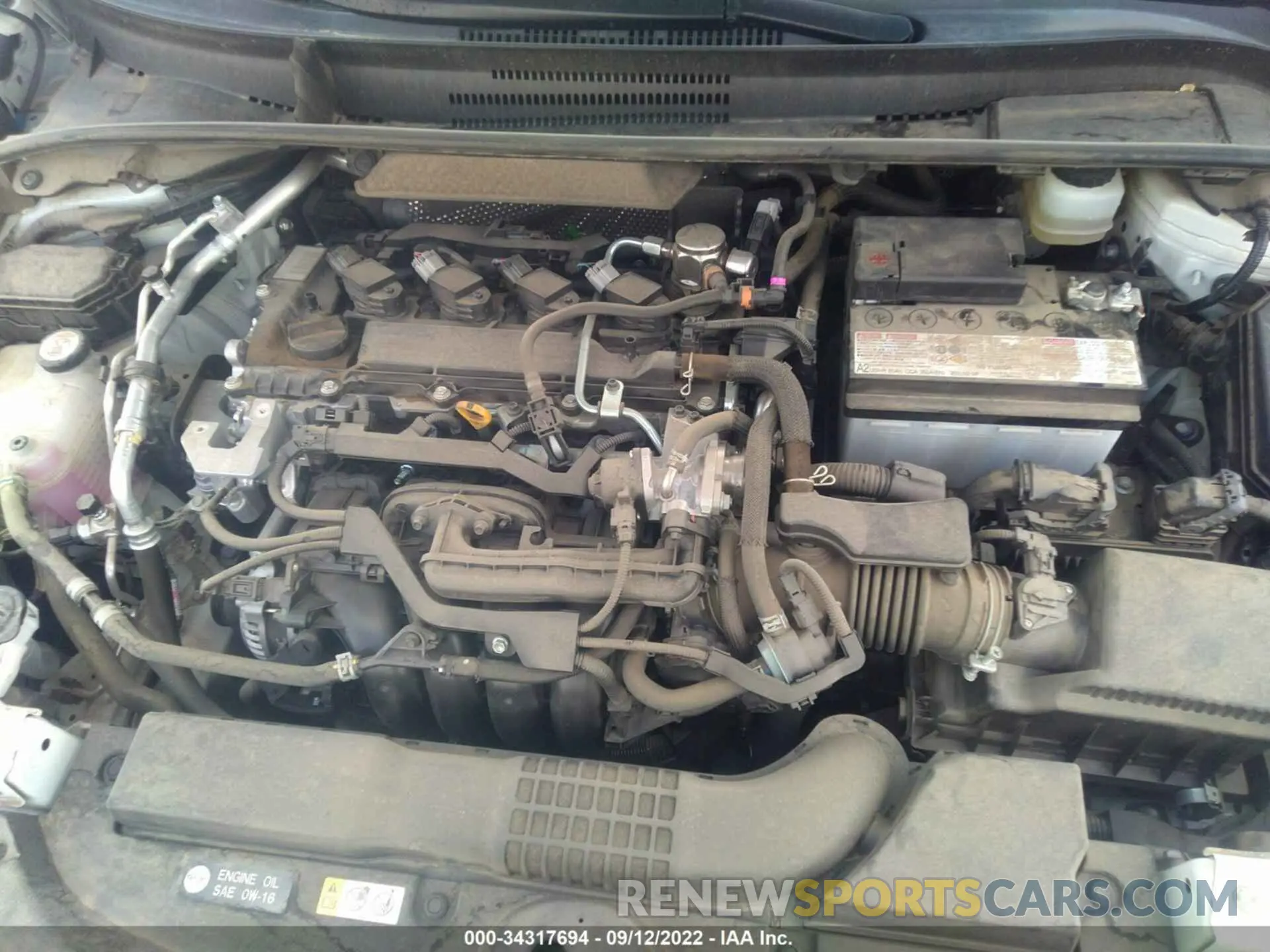 10 fotografías del automóvil dañado JTDS4RCE5LJ050092 TOYOTA COROLLA 2020