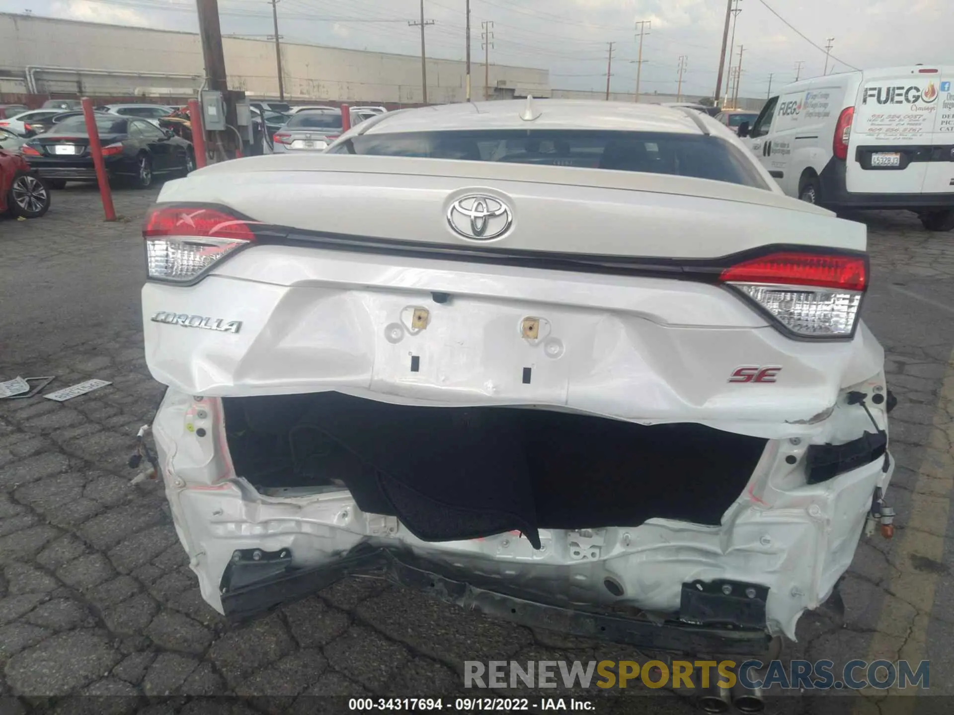 6 fotografías del automóvil dañado JTDS4RCE5LJ050092 TOYOTA COROLLA 2020
