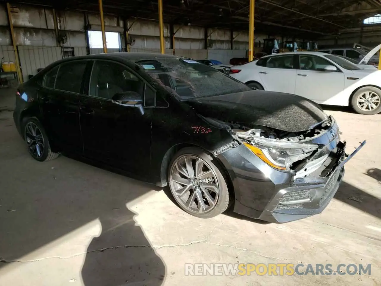 4 fotografías del automóvil dañado JTDS4RCE5LJ053235 TOYOTA COROLLA 2020