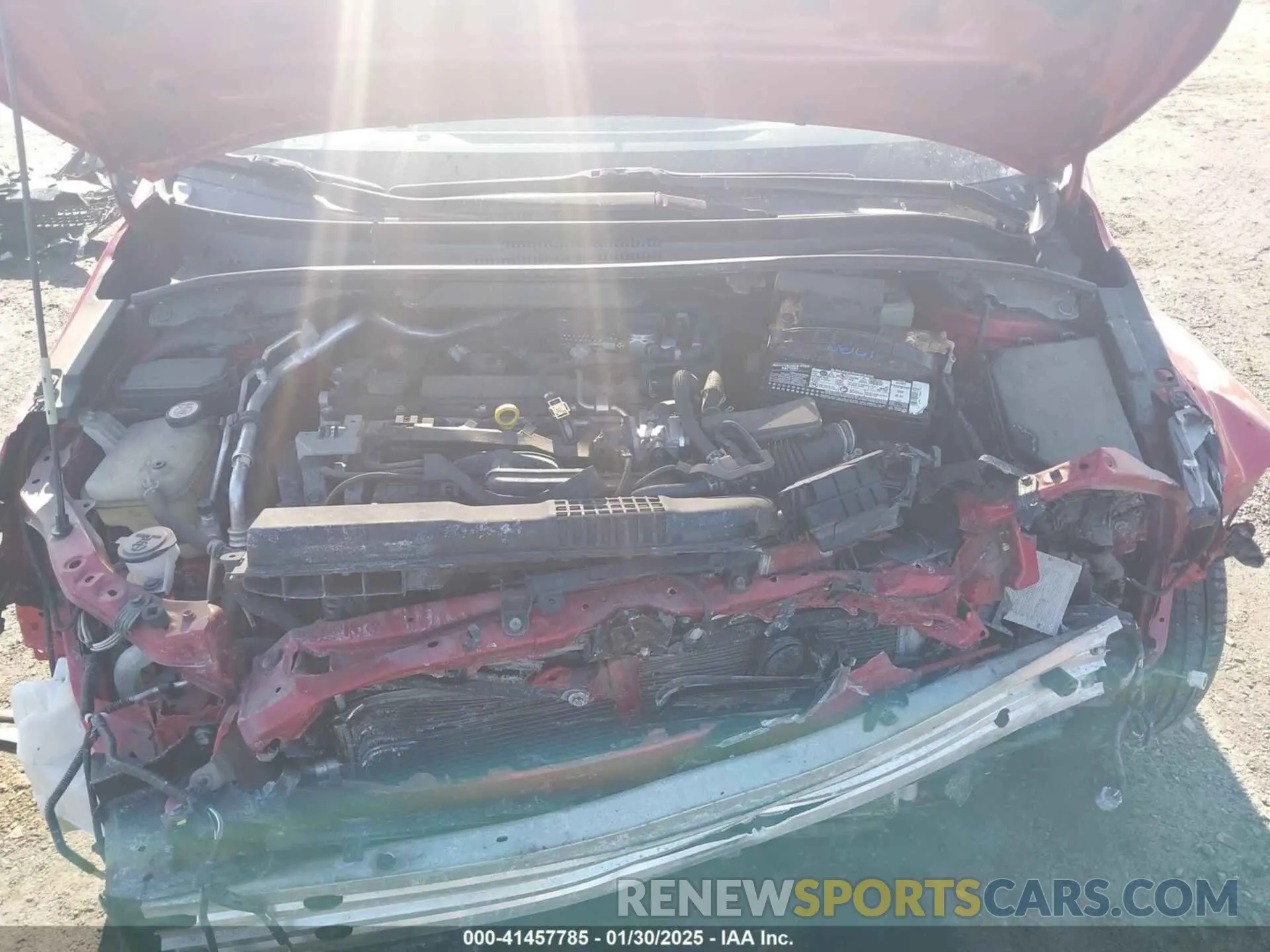 10 fotografías del automóvil dañado JTDS4RCE6LJ002892 TOYOTA COROLLA 2020