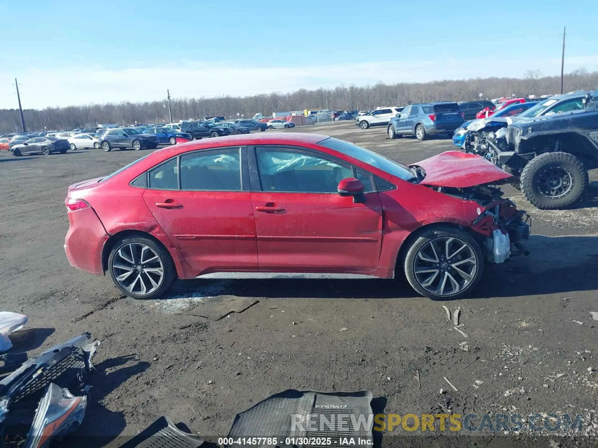 14 fotografías del automóvil dañado JTDS4RCE6LJ002892 TOYOTA COROLLA 2020