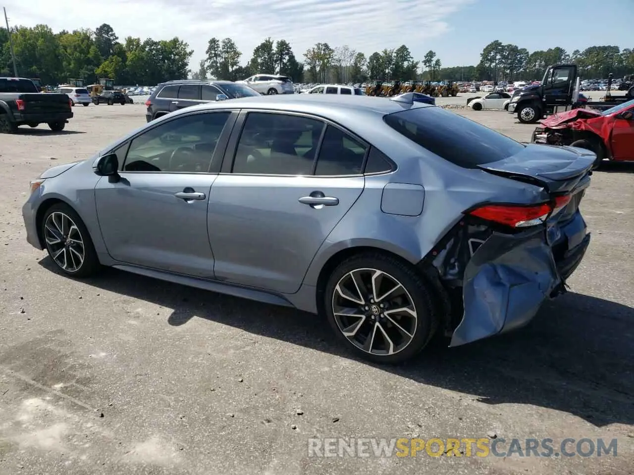 2 fotografías del automóvil dañado JTDS4RCE6LJ013438 TOYOTA COROLLA 2020