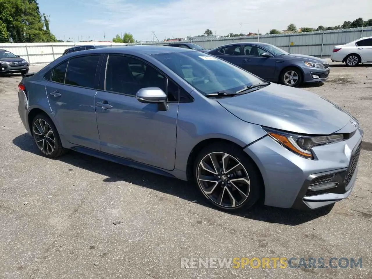 4 fotografías del automóvil dañado JTDS4RCE6LJ013438 TOYOTA COROLLA 2020