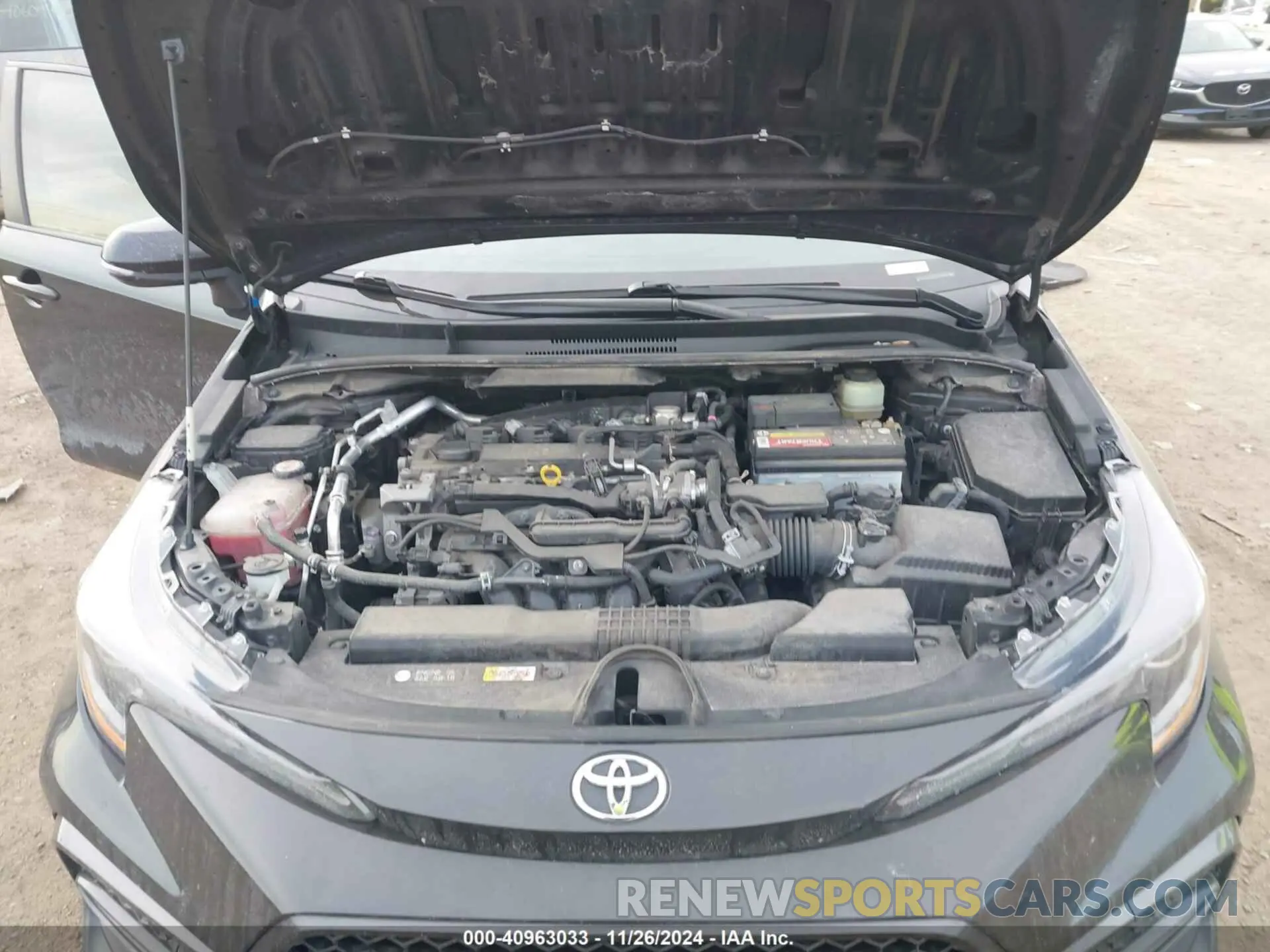 10 fotografías del automóvil dañado JTDS4RCE6LJ016954 TOYOTA COROLLA 2020