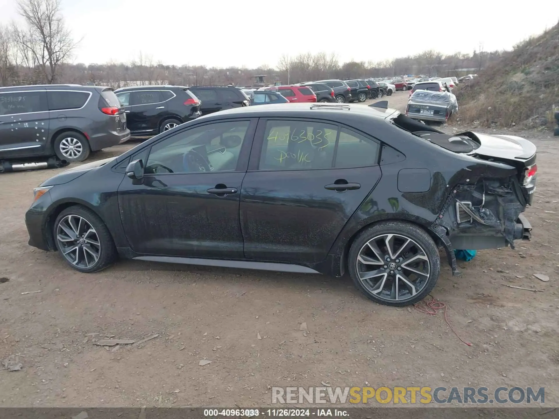 15 fotografías del automóvil dañado JTDS4RCE6LJ016954 TOYOTA COROLLA 2020
