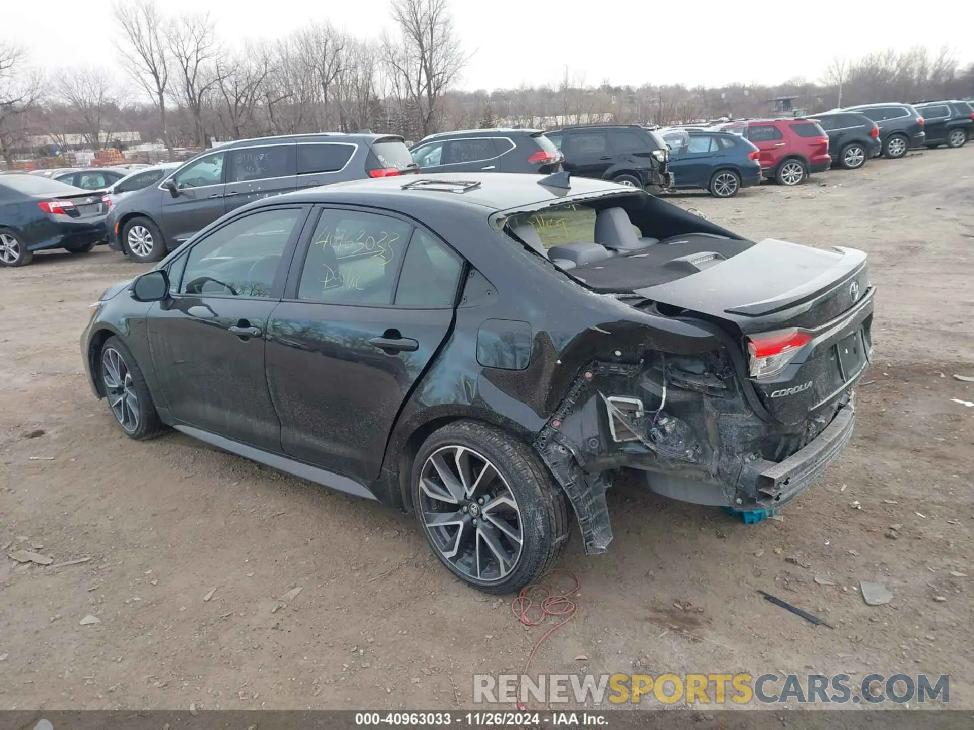 3 fotografías del automóvil dañado JTDS4RCE6LJ016954 TOYOTA COROLLA 2020