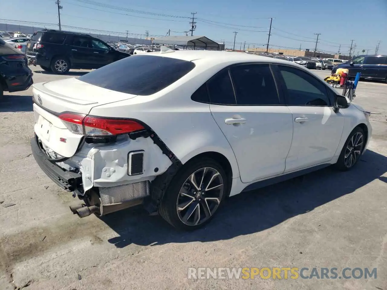 3 fotografías del automóvil dañado JTDS4RCE6LJ018056 TOYOTA COROLLA 2020