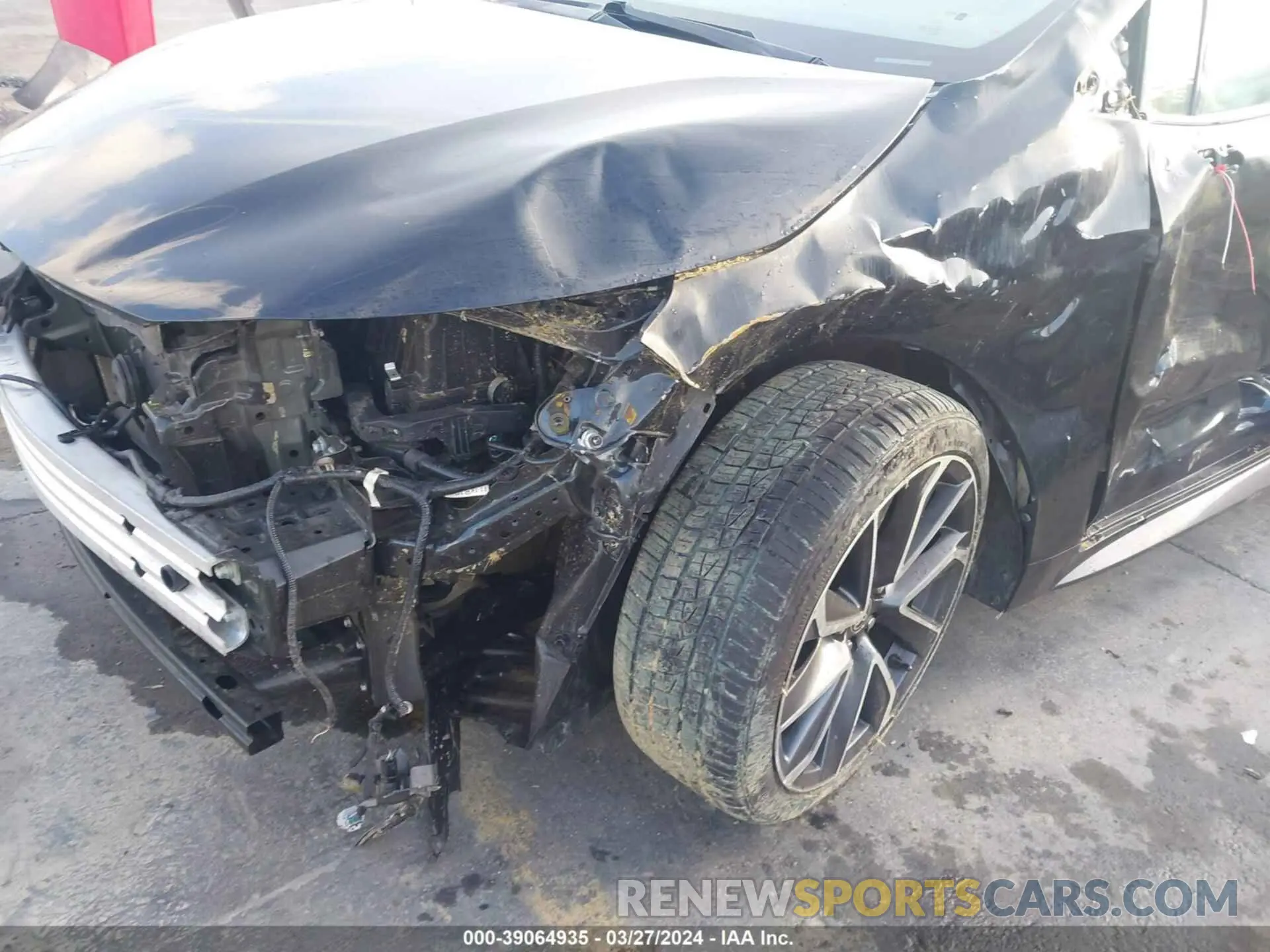 13 fotografías del automóvil dañado JTDS4RCE6LJ020986 TOYOTA COROLLA 2020