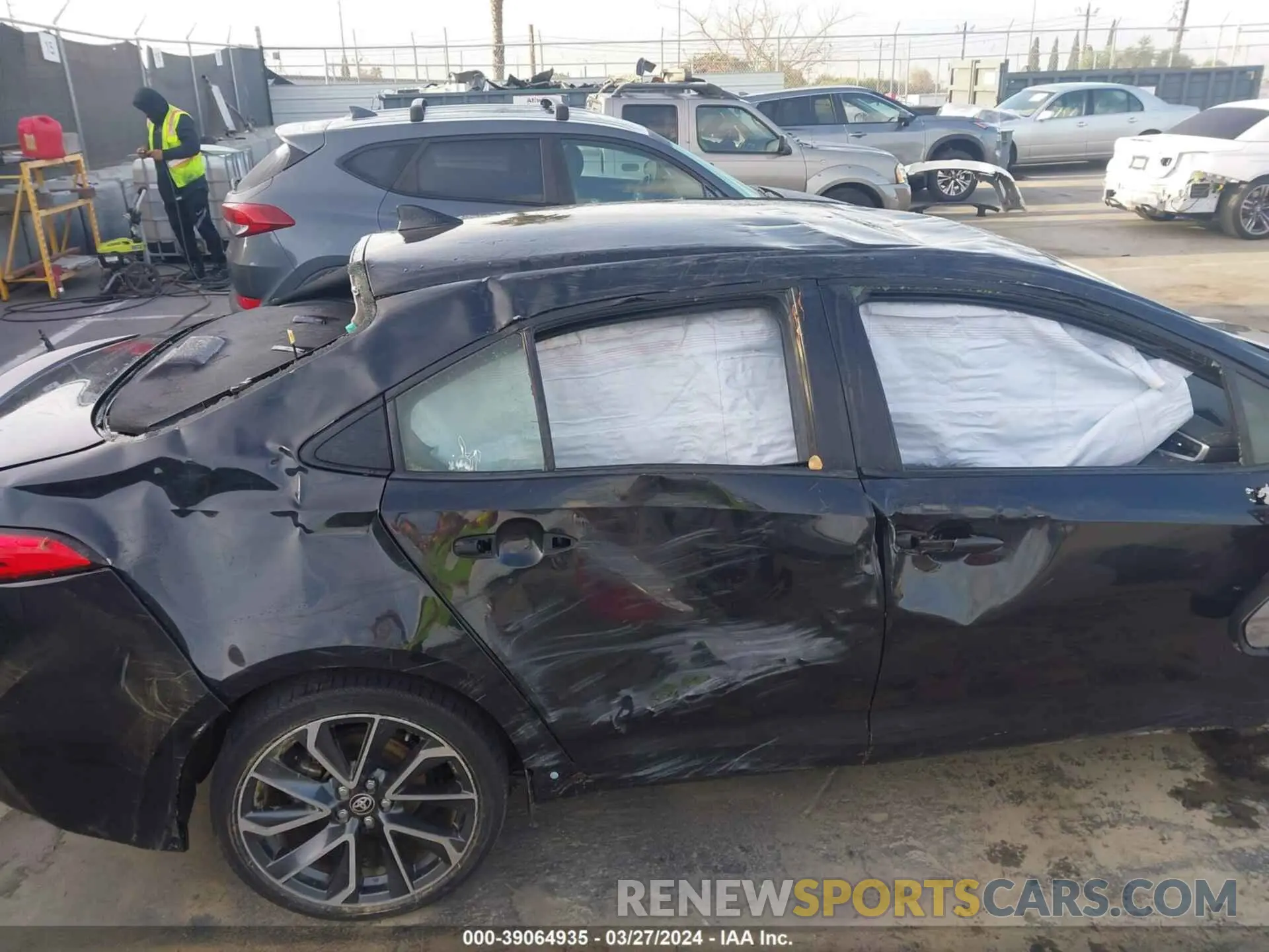 14 fotografías del automóvil dañado JTDS4RCE6LJ020986 TOYOTA COROLLA 2020