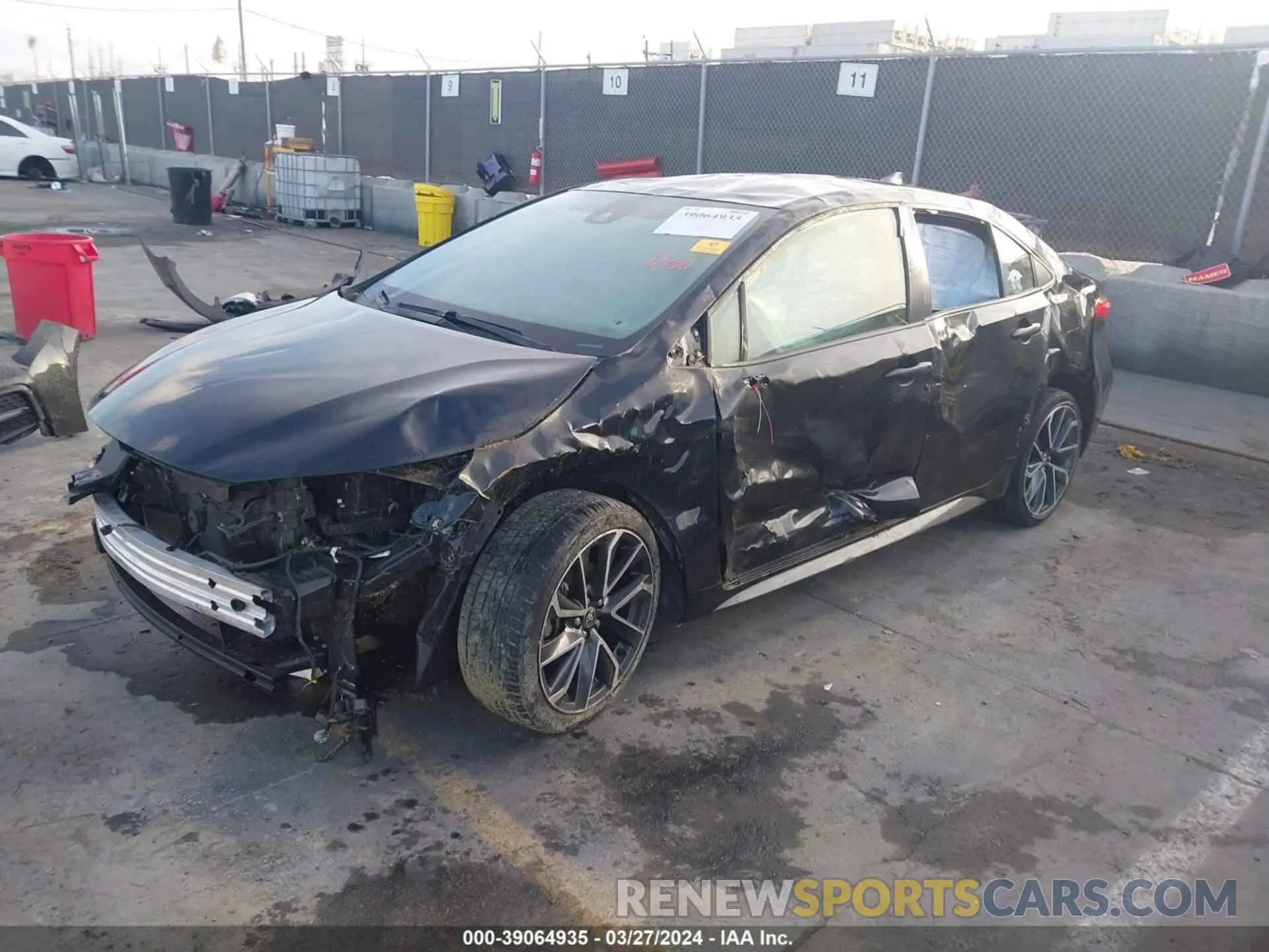 2 fotografías del automóvil dañado JTDS4RCE6LJ020986 TOYOTA COROLLA 2020
