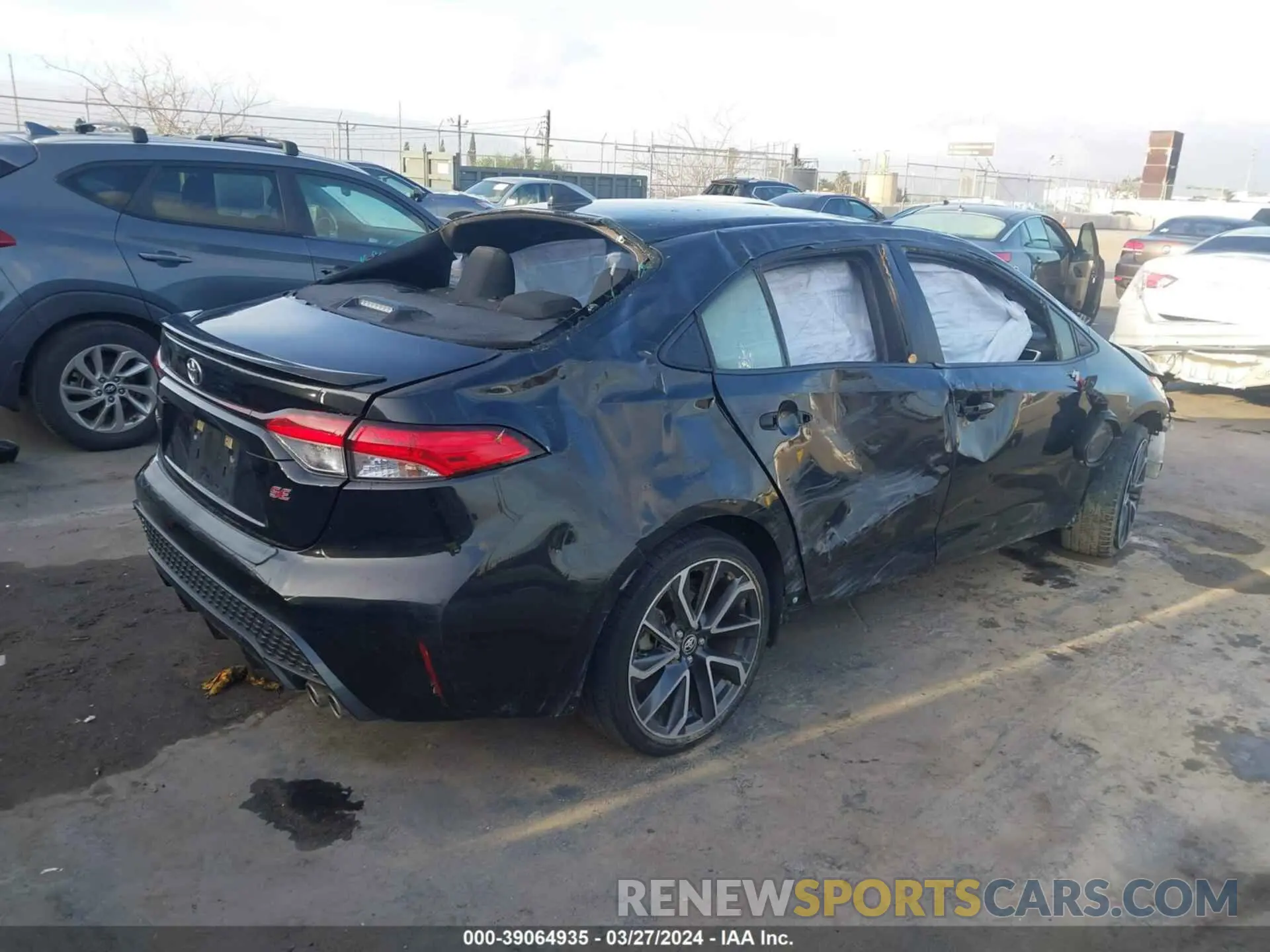 4 fotografías del automóvil dañado JTDS4RCE6LJ020986 TOYOTA COROLLA 2020