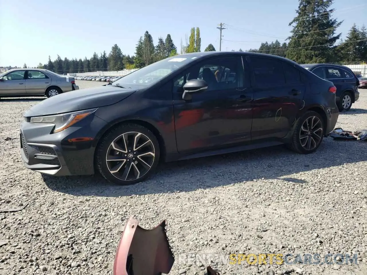 1 fotografías del automóvil dañado JTDS4RCE6LJ023273 TOYOTA COROLLA 2020