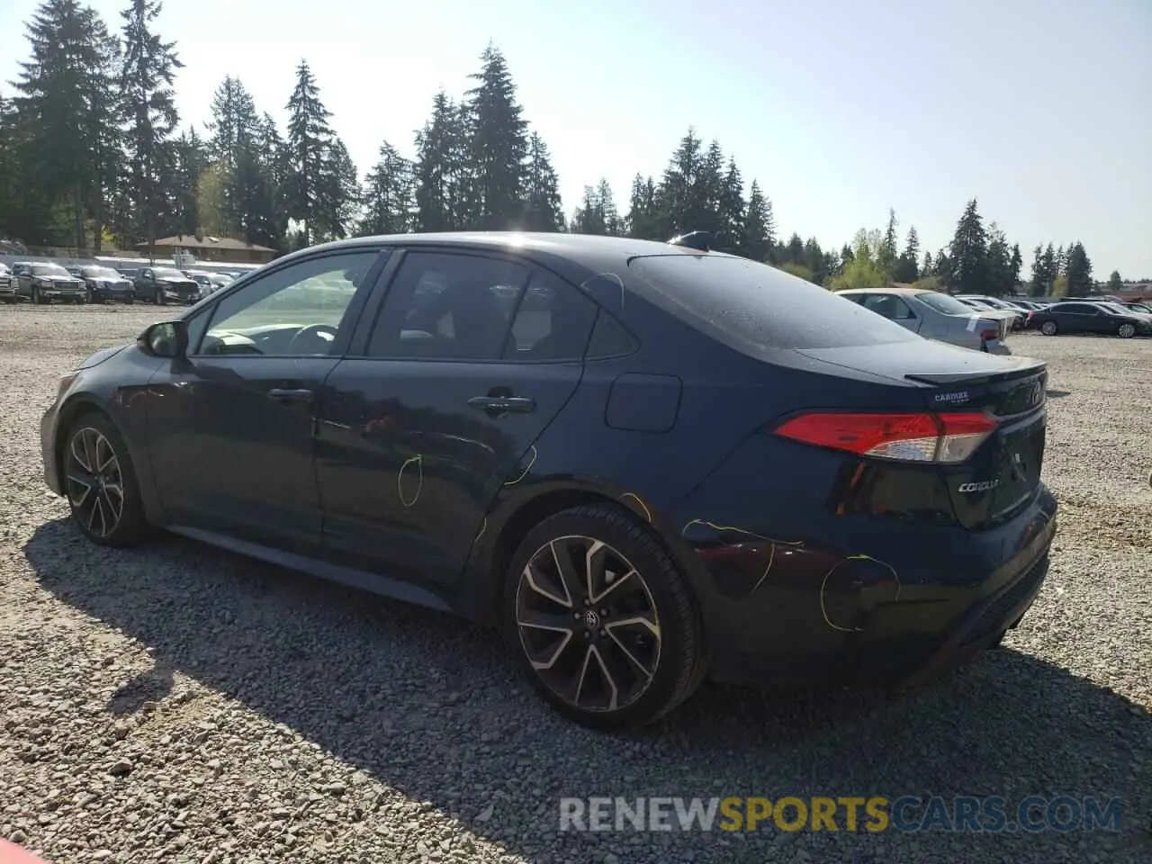 2 fotografías del automóvil dañado JTDS4RCE6LJ023273 TOYOTA COROLLA 2020