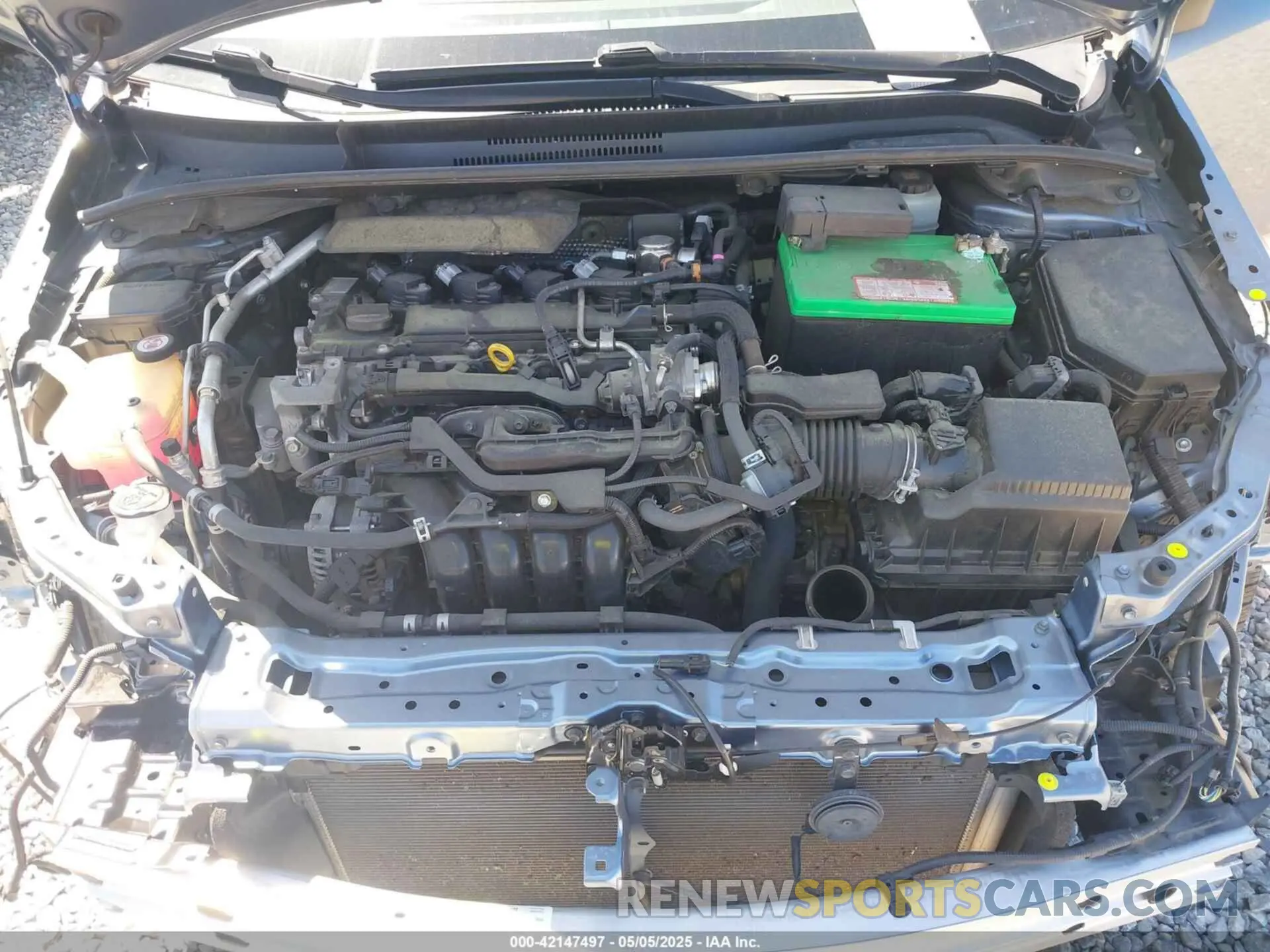 10 fotografías del automóvil dañado JTDS4RCE6LJ031096 TOYOTA COROLLA 2020