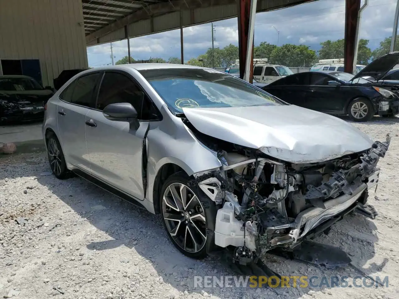 1 fotografías del automóvil dañado JTDS4RCE6LJ032491 TOYOTA COROLLA 2020